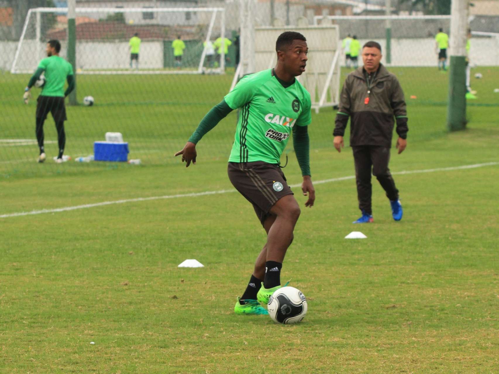 Fotos do treino de sexta-feira