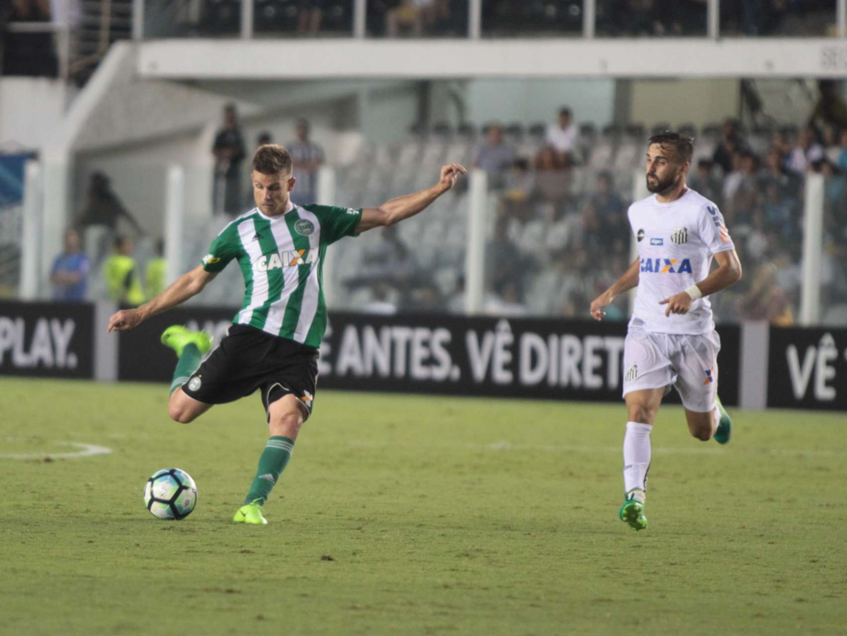Estat�sticas de Coritiba x Santos