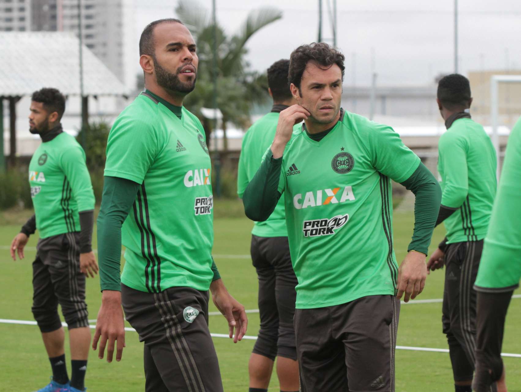 Fotos do treino do Coxa 