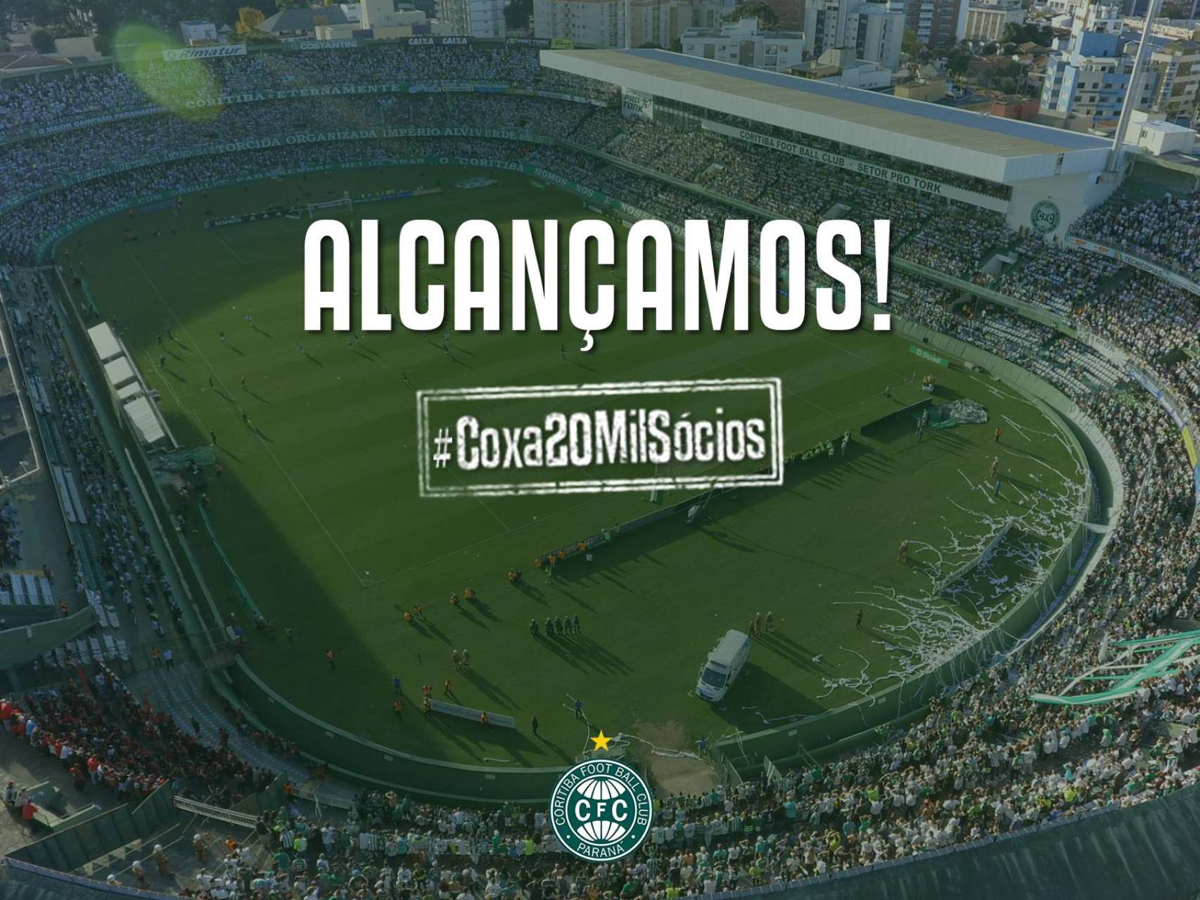 Coxa chega � marca de 20 mil s�cios