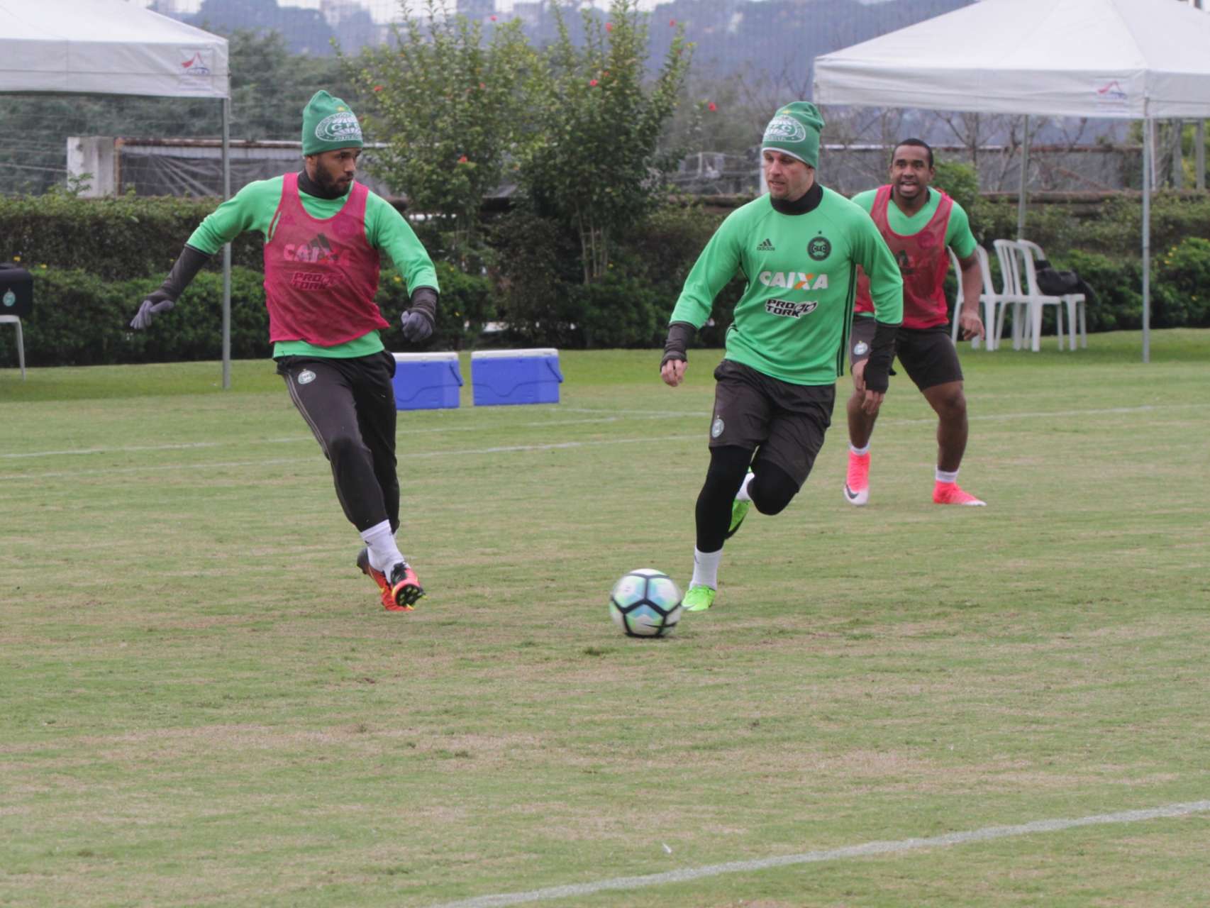 Fotos do treino na v�spera