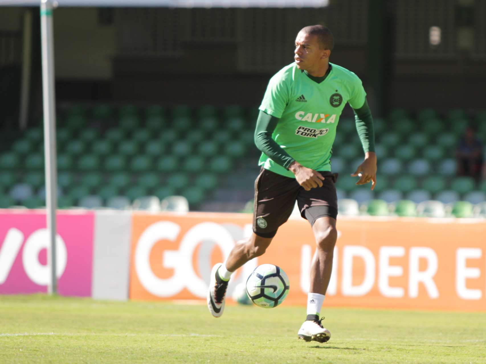 Fotos do treino do Coxa 