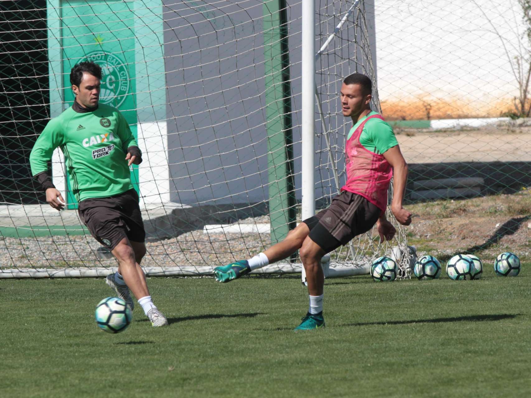 Fotos do treino de s�bado