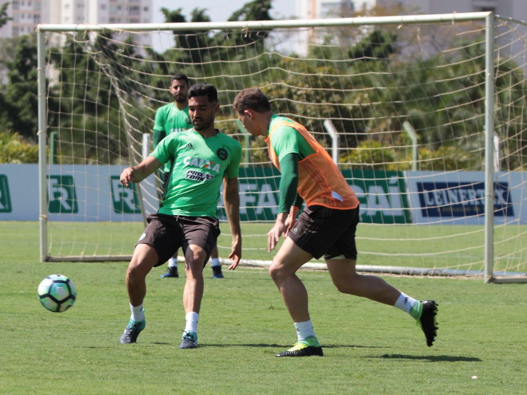 Fotos do treino em Goi�nia 