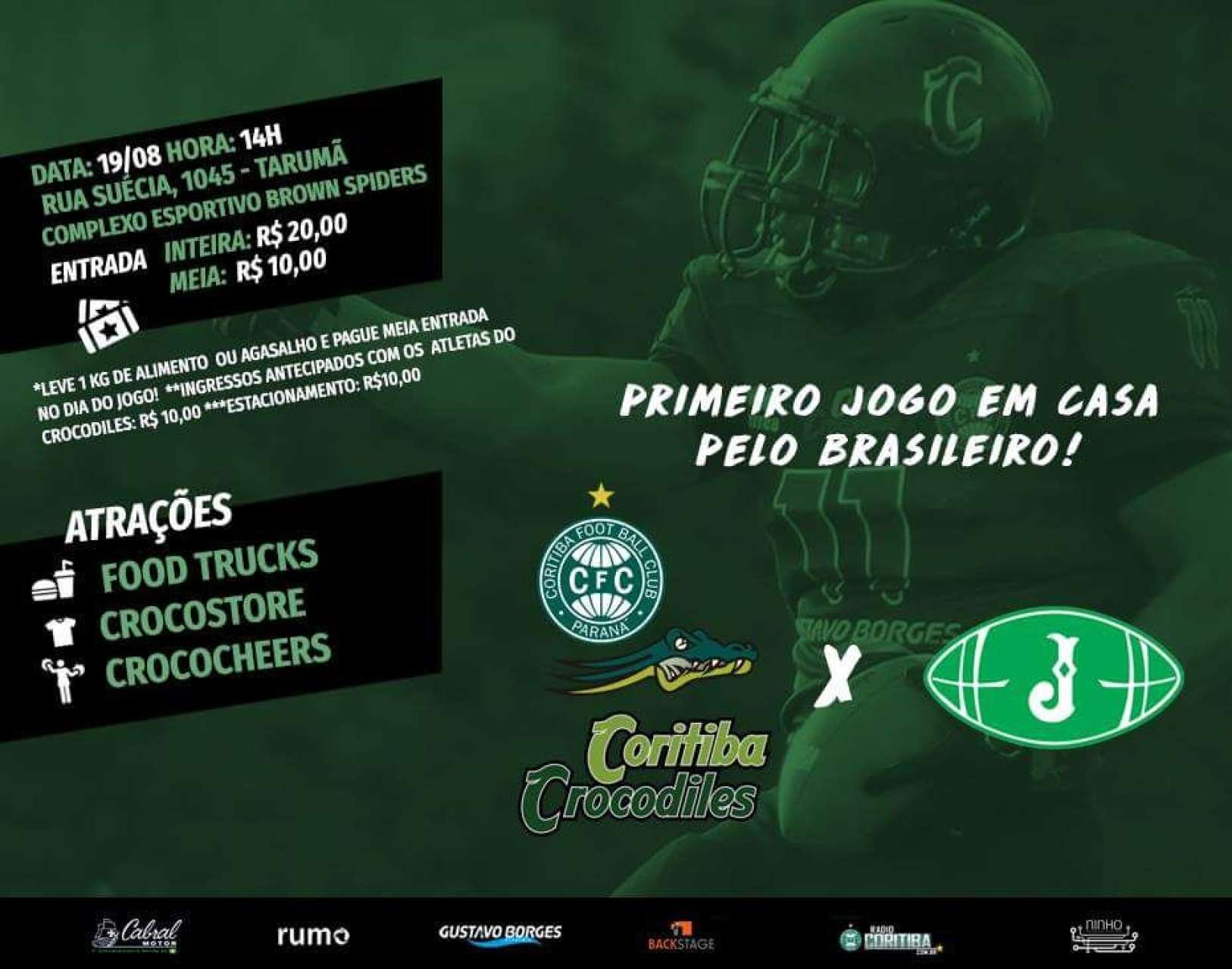 Croco joga em Curitiba neste s�bado