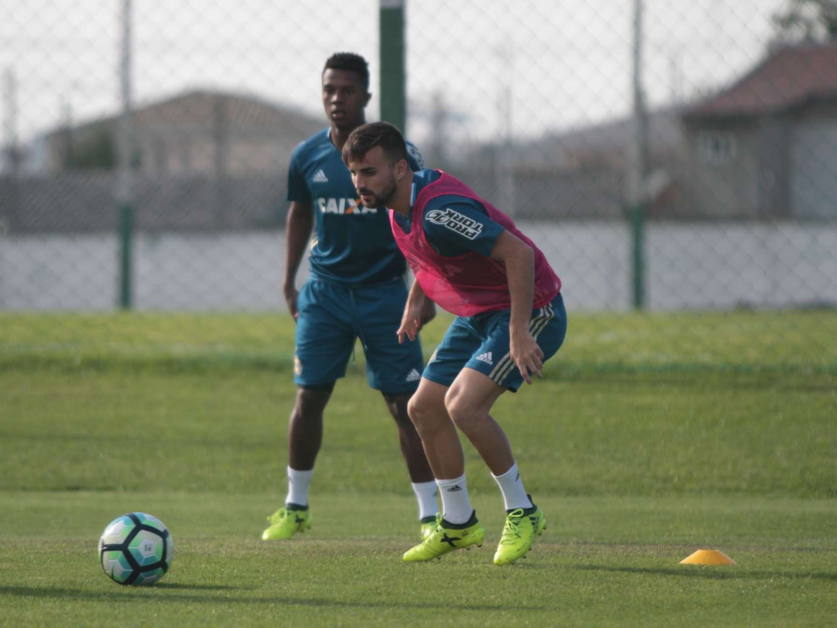 Galeria: treino t�cnico encerra dia no CT