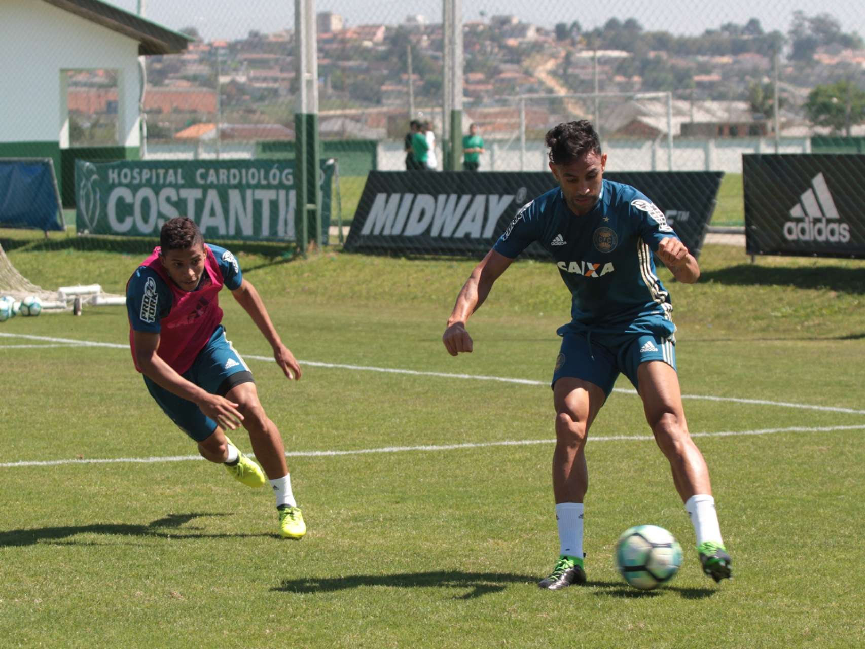 Galeria do treino no feriado