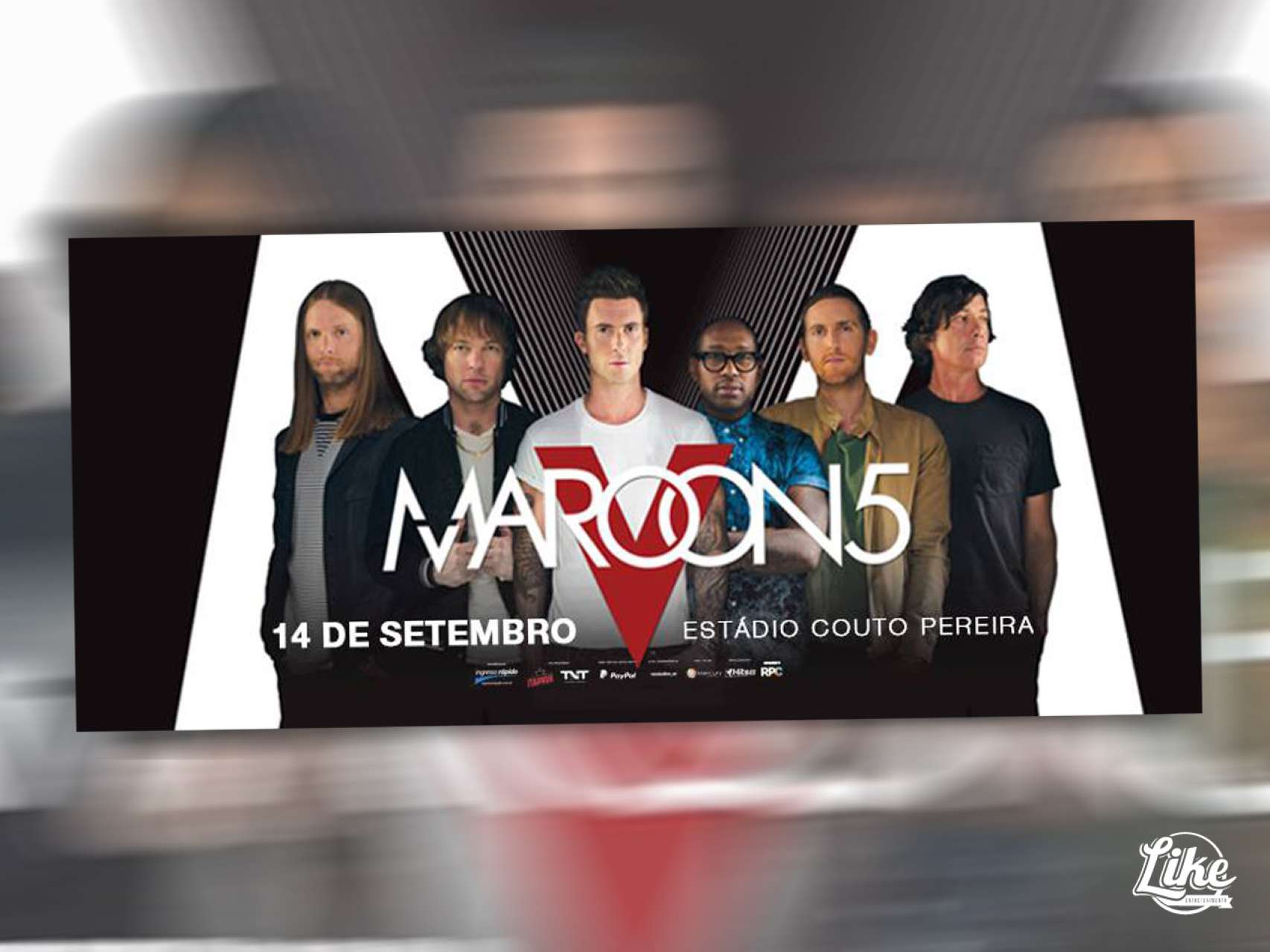 Ingressos para o Maroon 5 no Goleada
