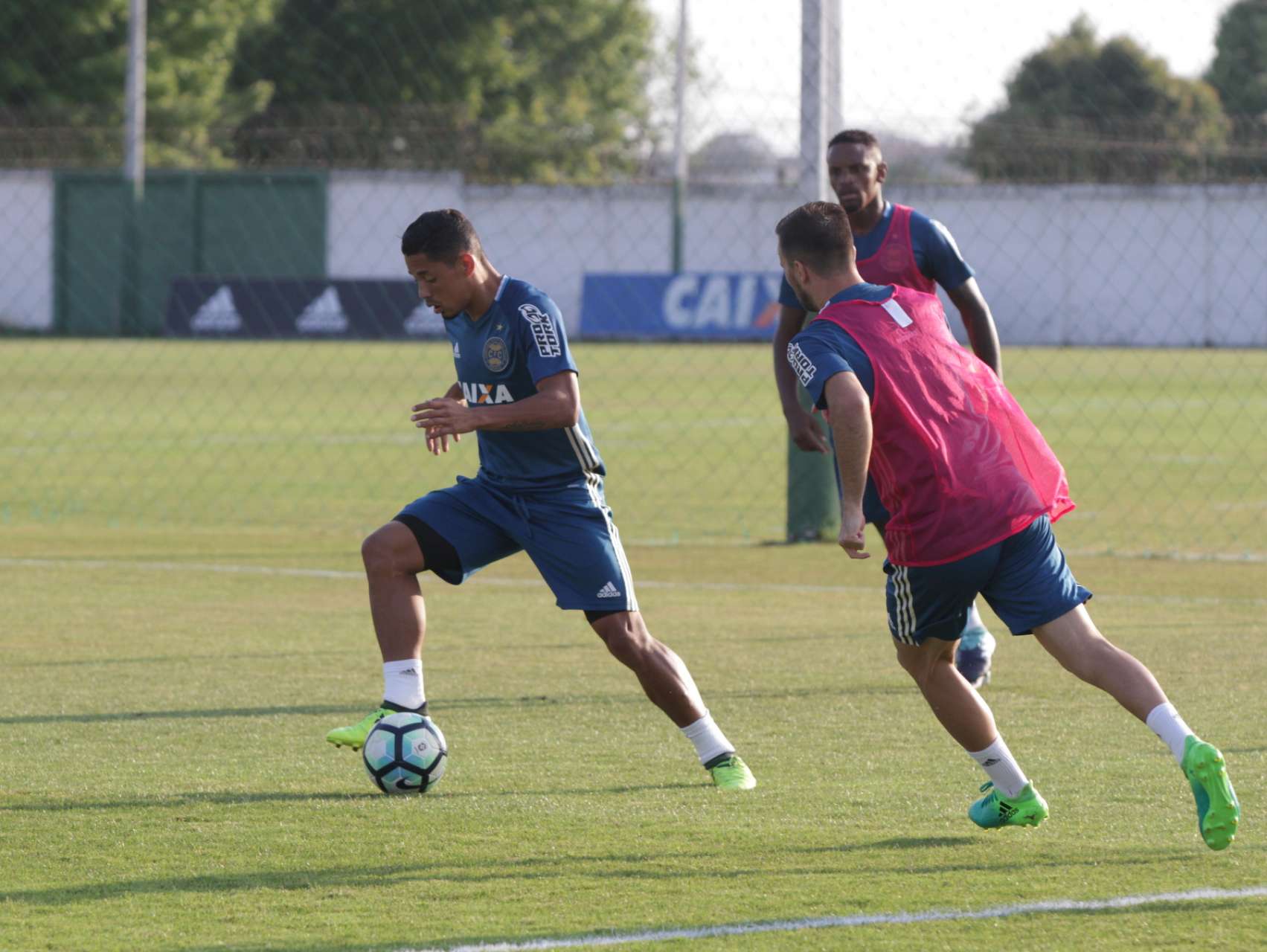 Treino em fotos