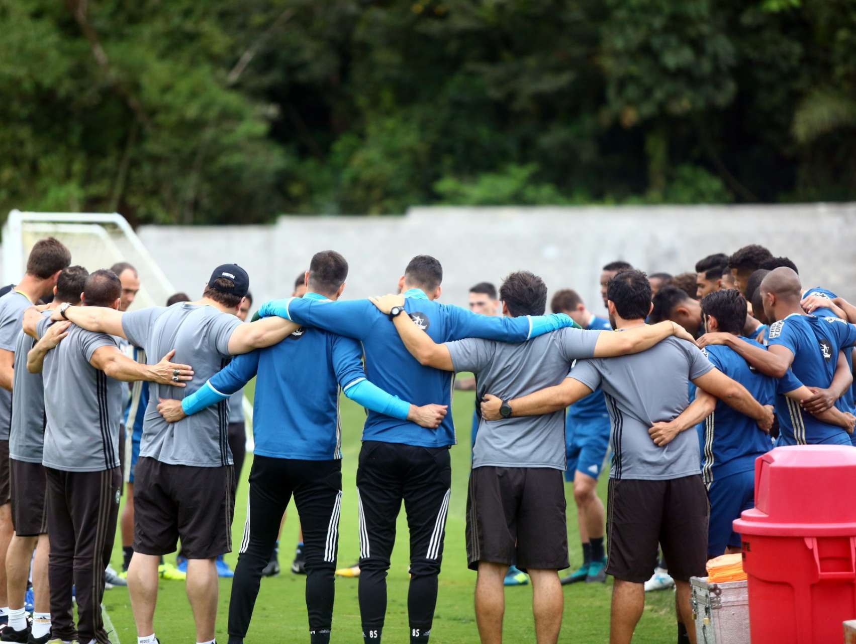 Fotos do treino na Bahia