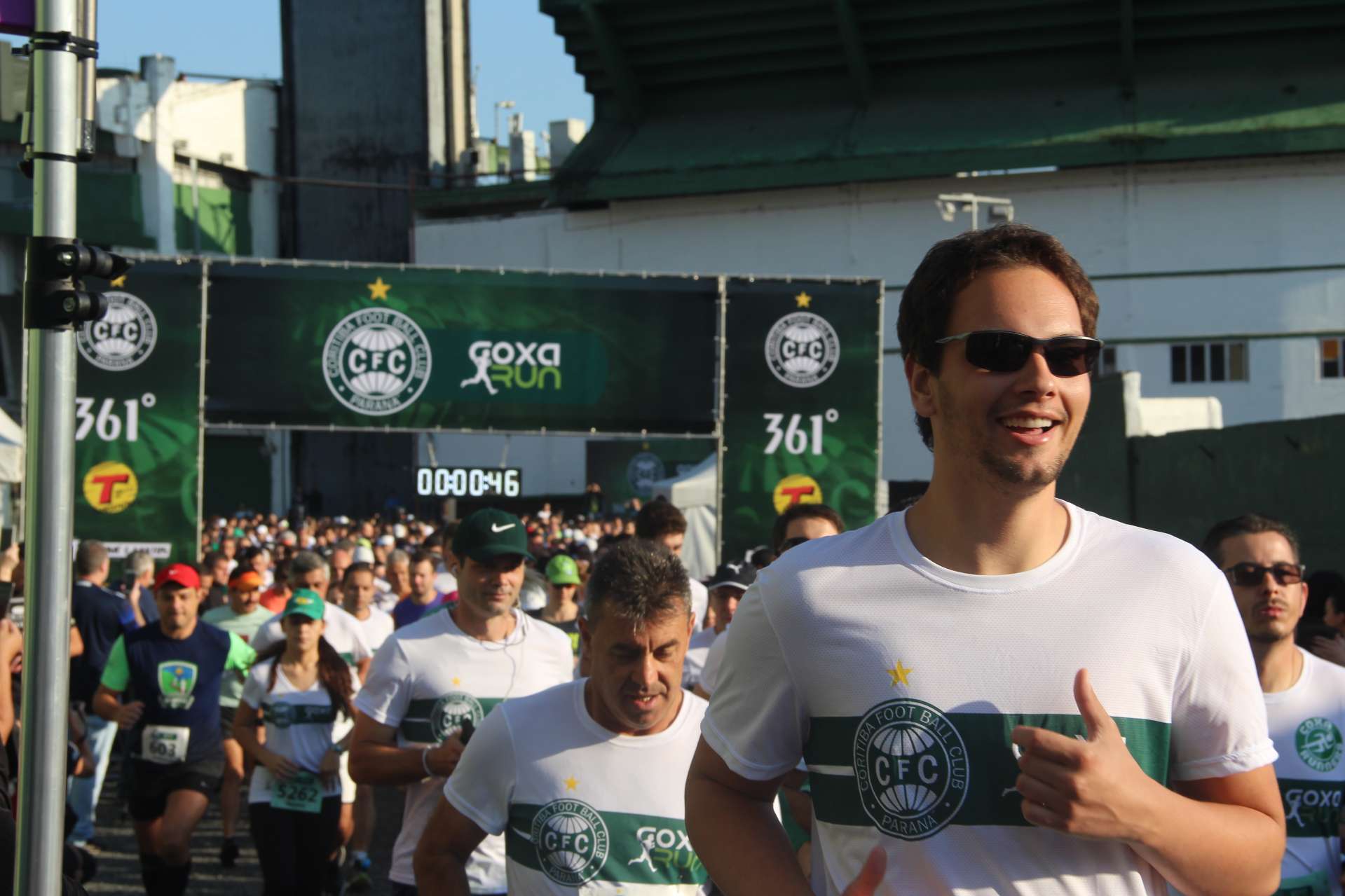 Coxa Run marca anivers�rio do Coritiba