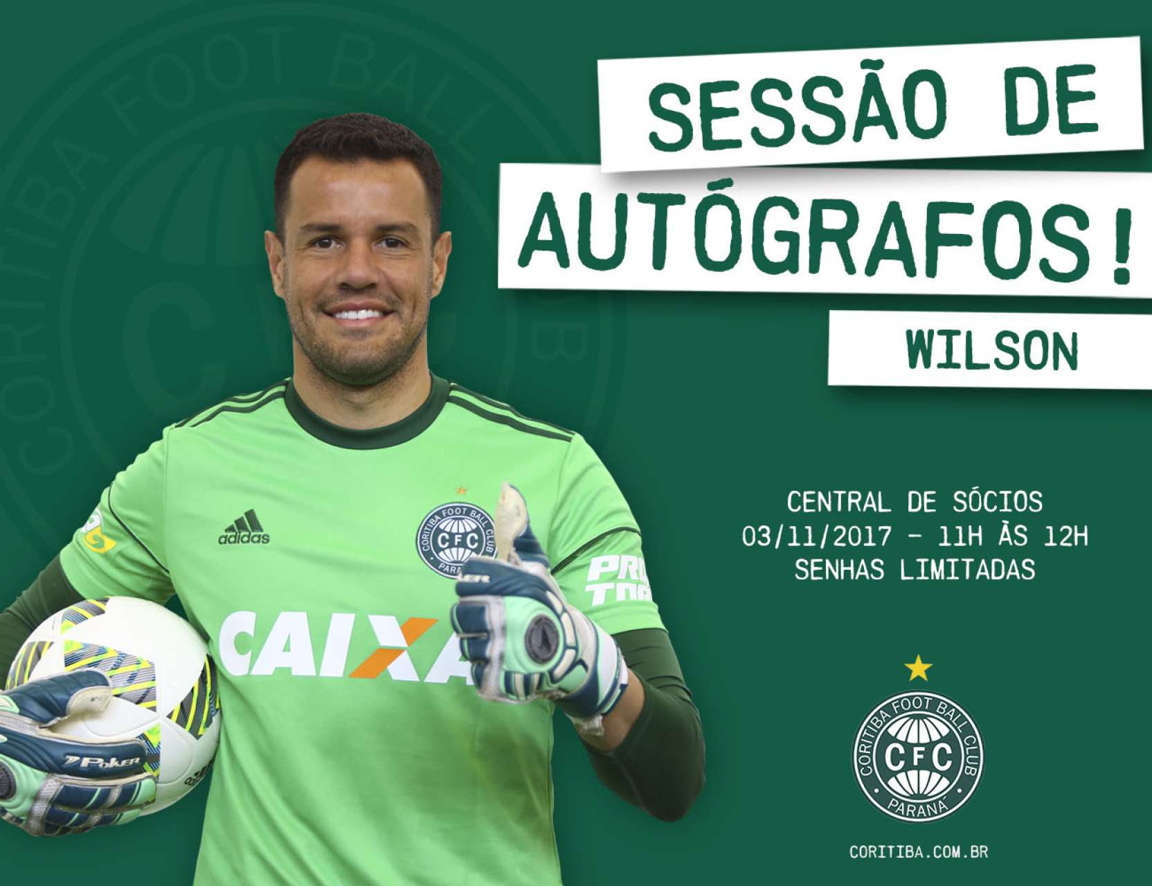 Sess�o de aut�grafos com Wilson