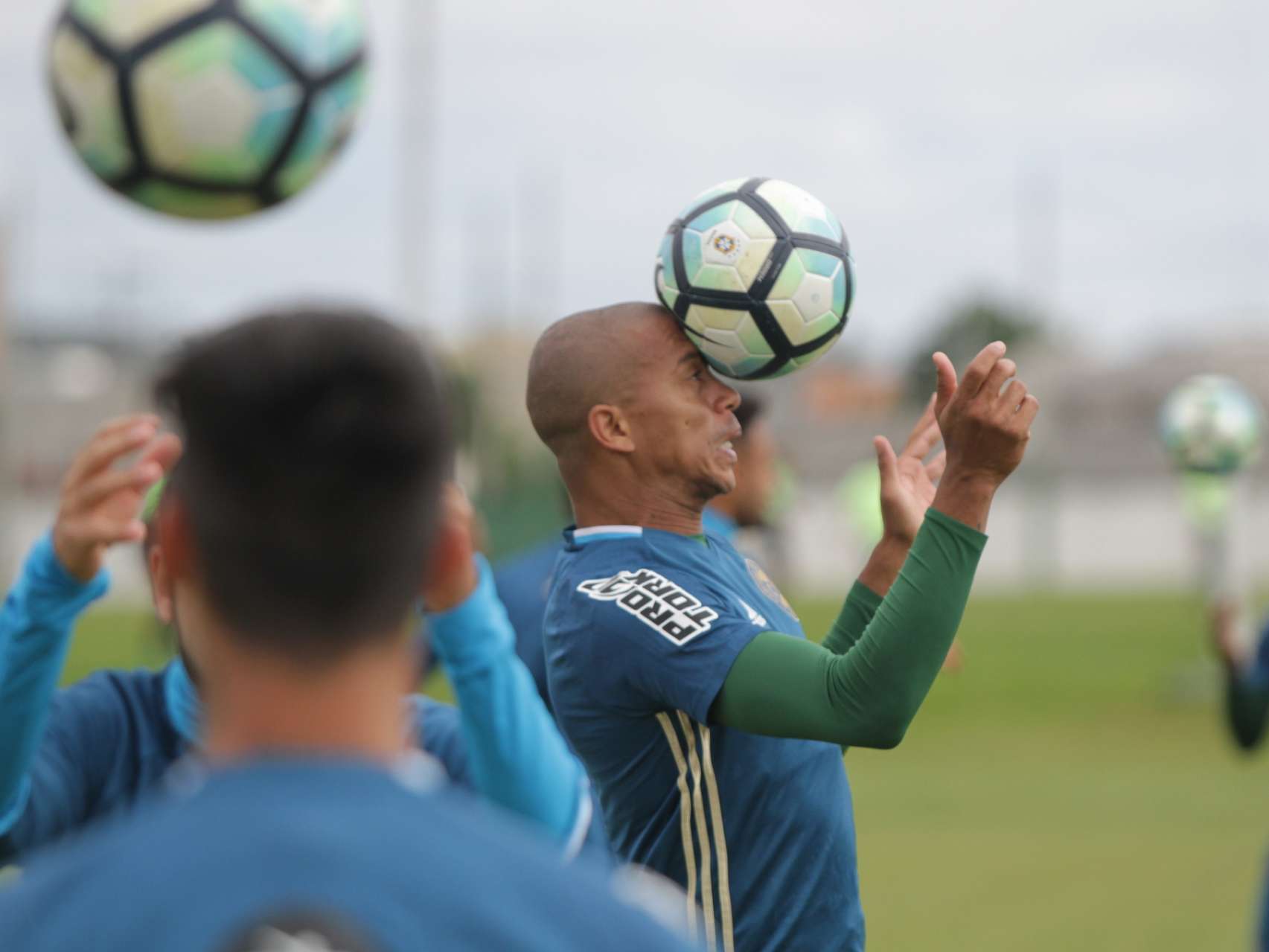 Fotos do treino no feriado