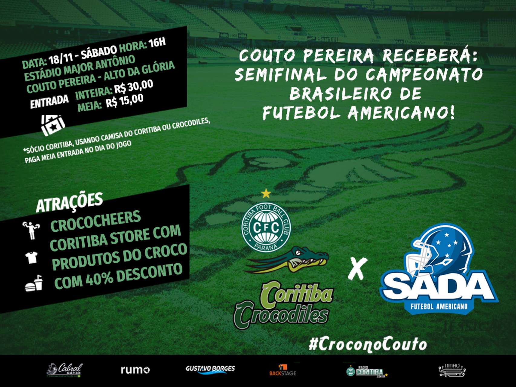 Croco no Couto Pereira