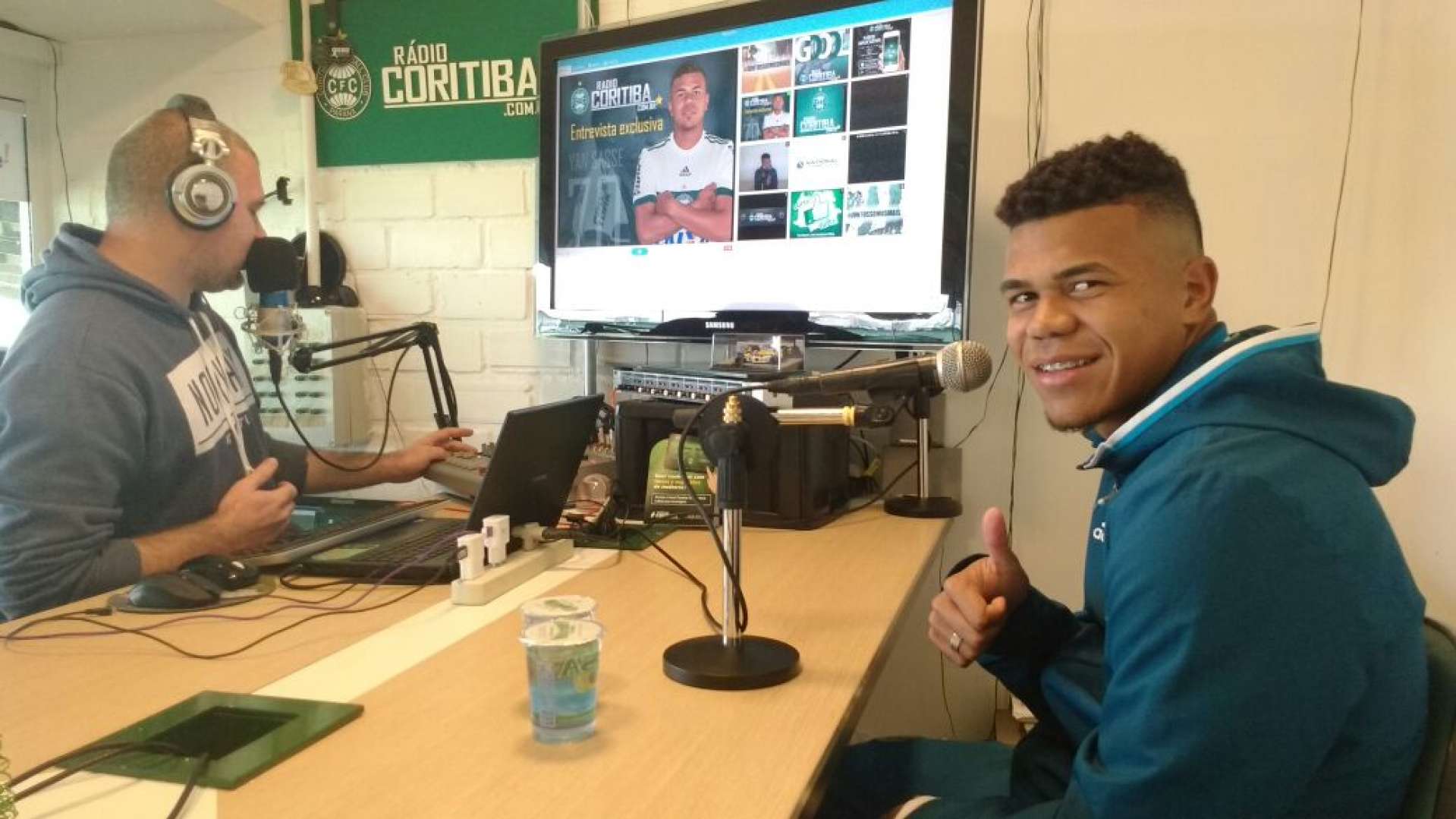 Yan Sasse na R�dio Coritiba