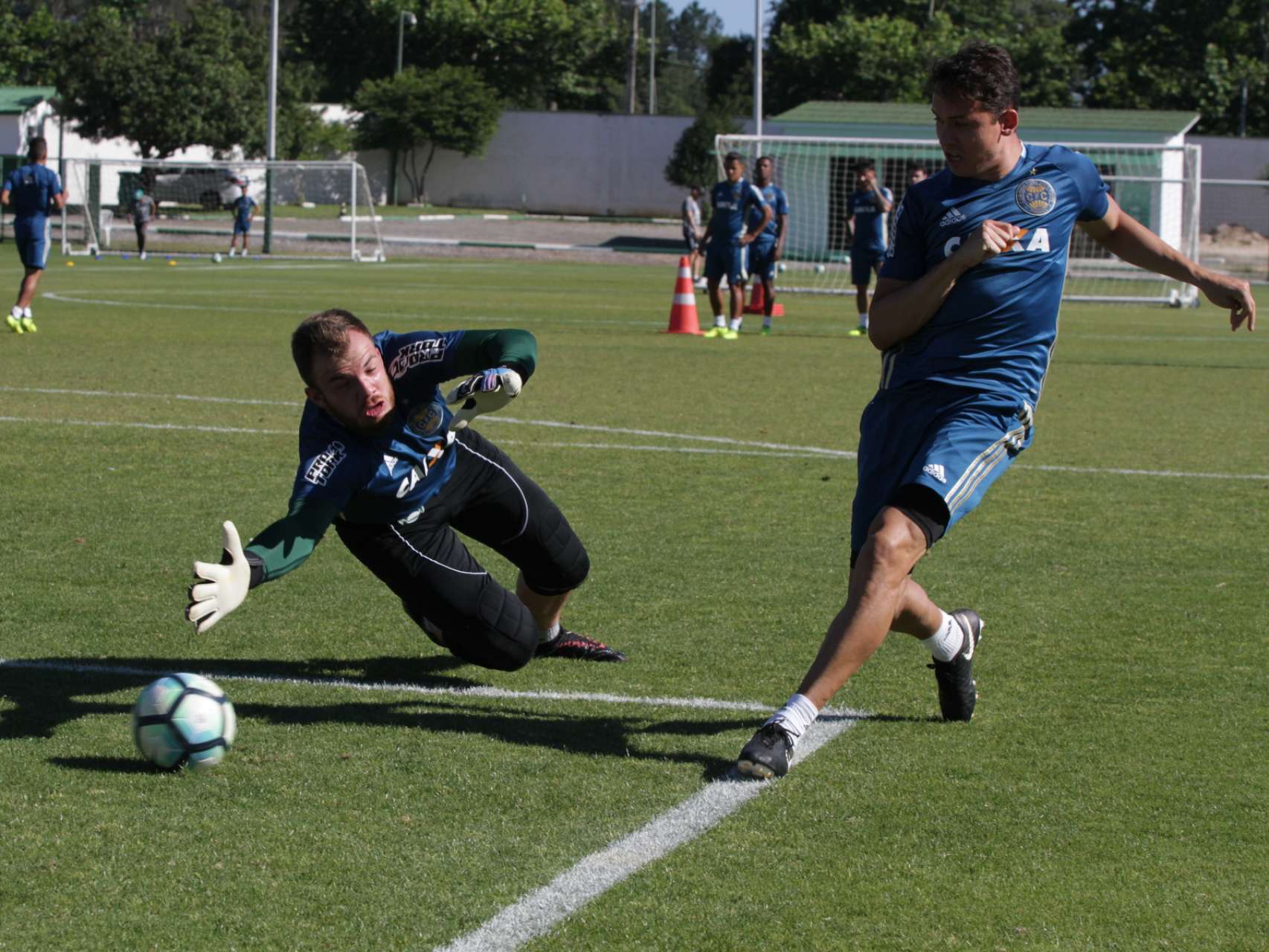 Imagens do treino desta ter�a-feira 