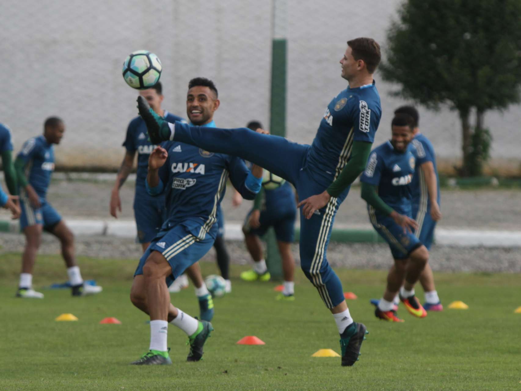 Fotos do treino de quinta-feira