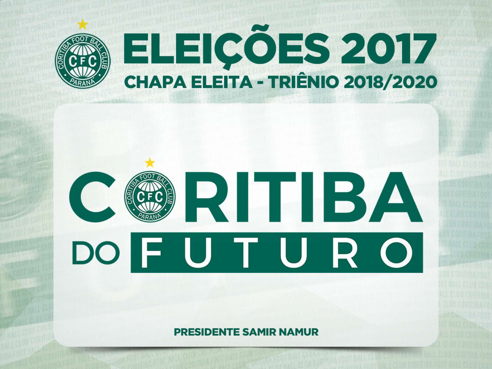 Chapa Coritiba do Futuro vence as elei��es