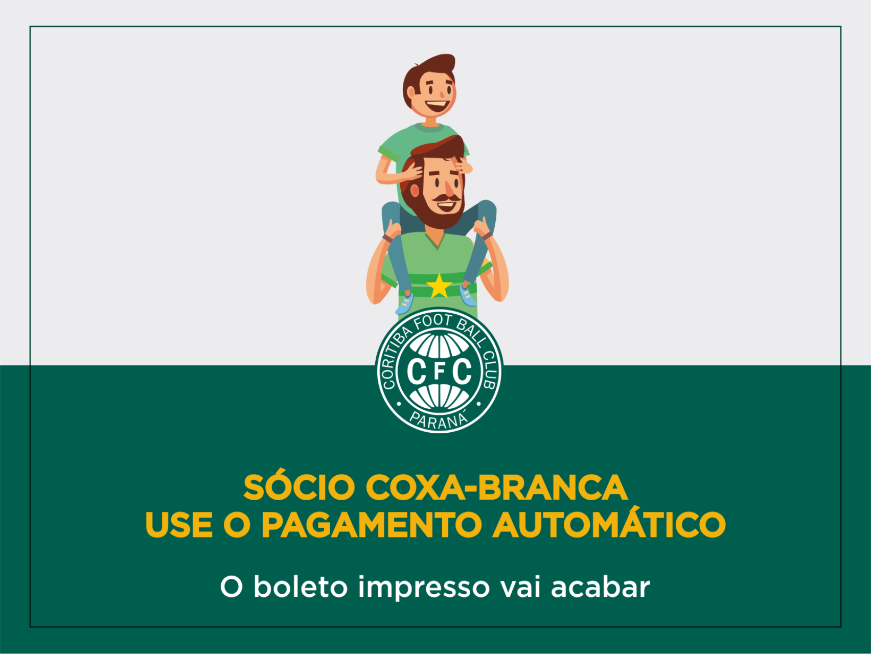 Fim do boleto para o pagamento das mensalidades
