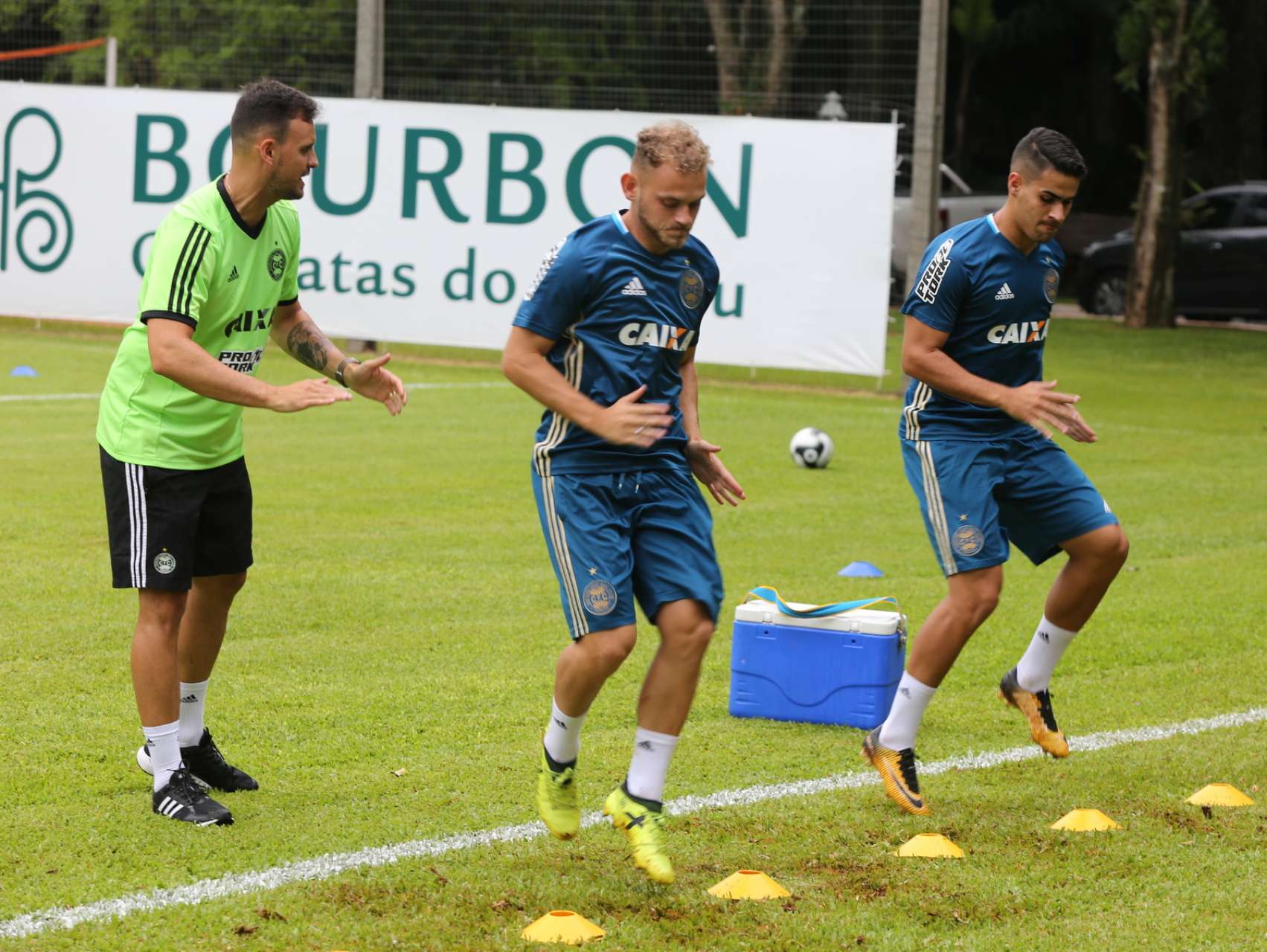 Fotos do primeiro treino em Foz