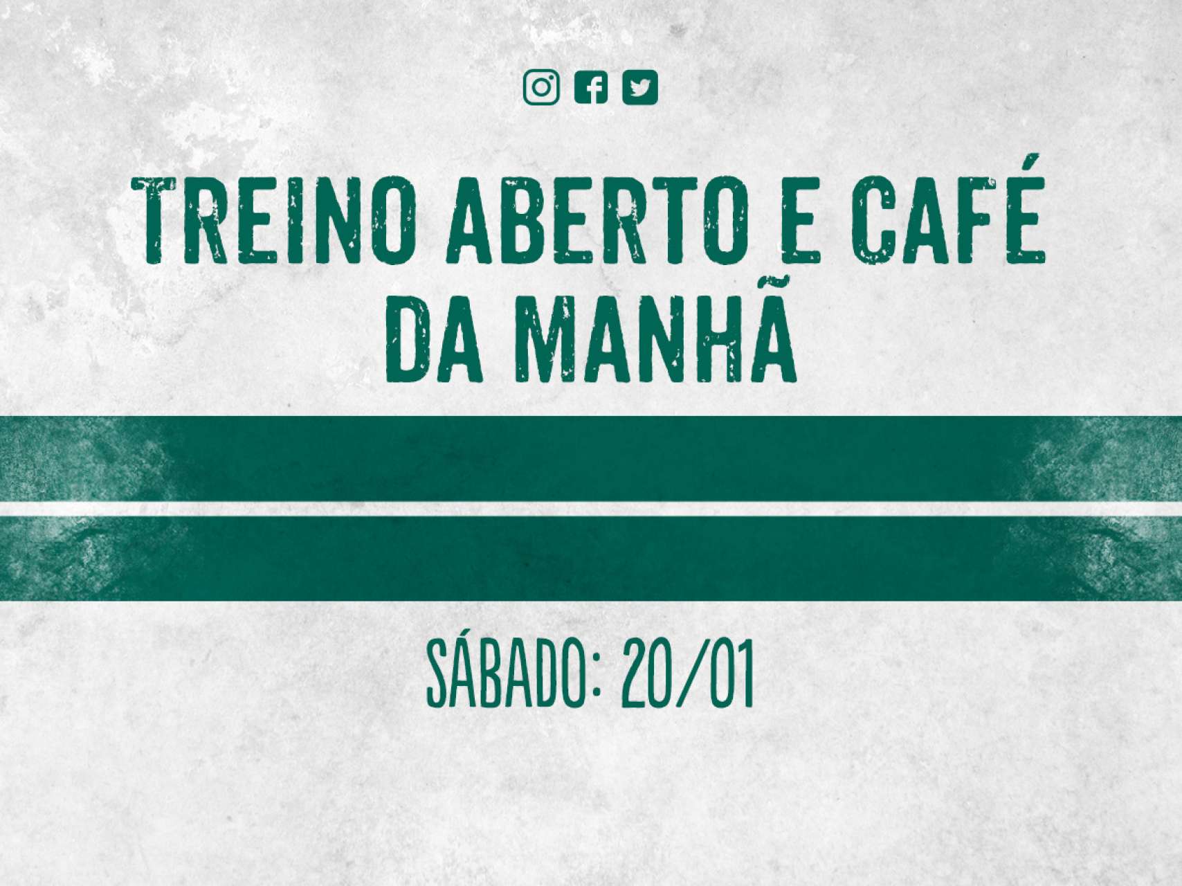 Caf� da Manh� com S�cios e treino aberto
