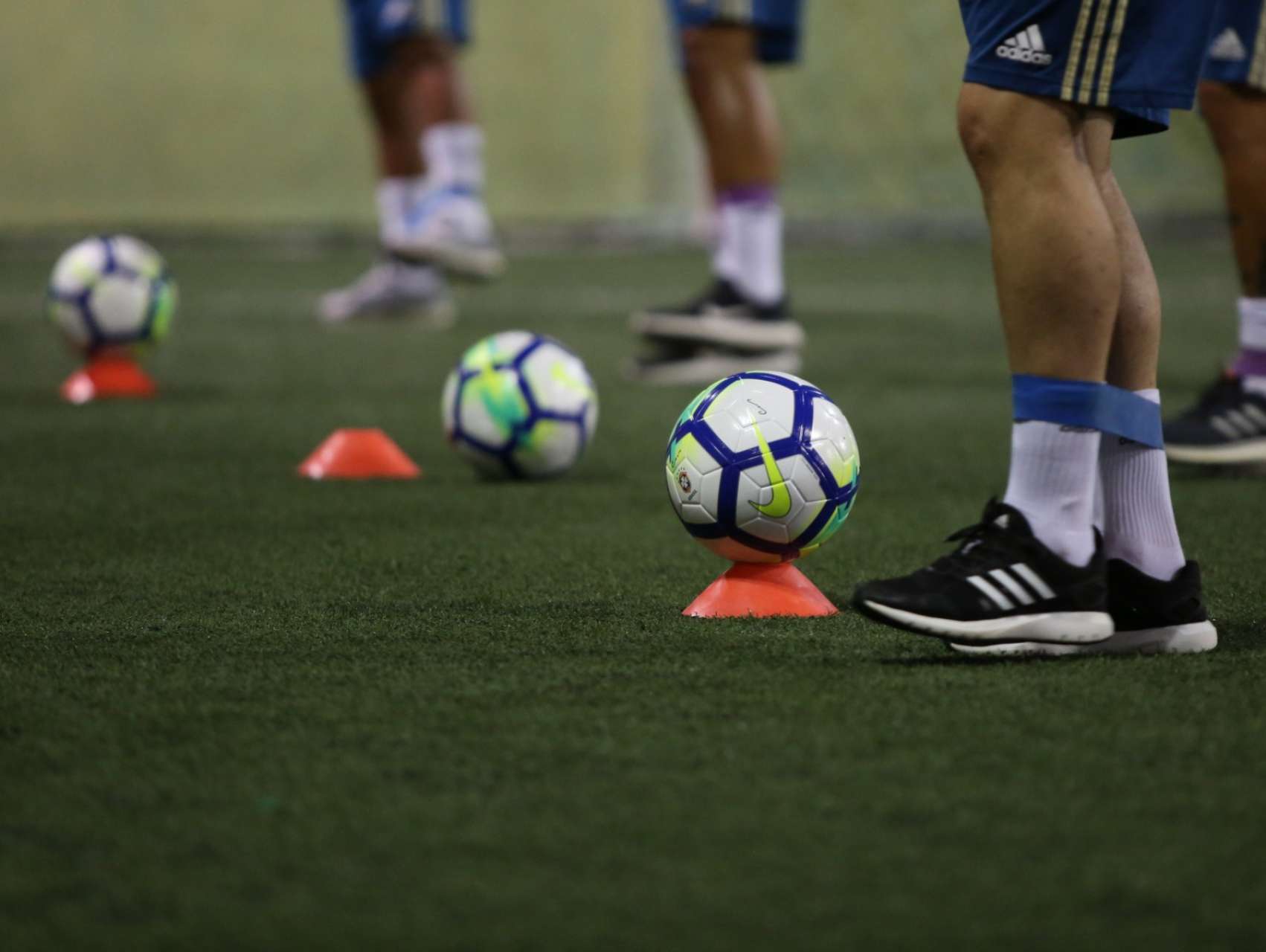 Treino com a bola da Copa do Brasil 