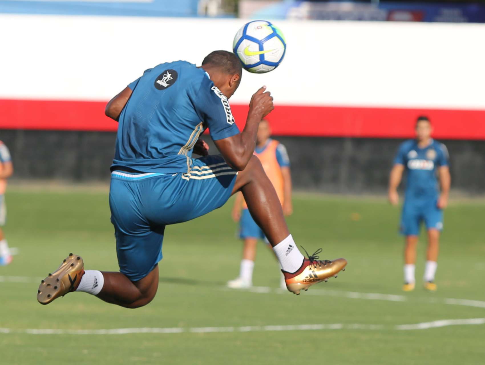 Fotos do treino em Goi�nia