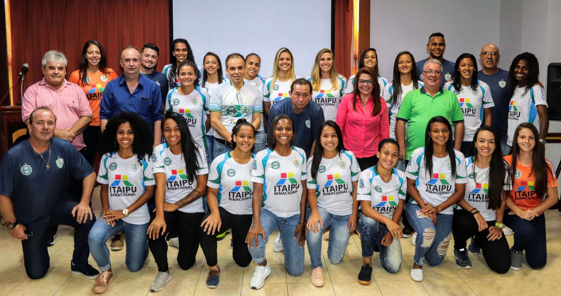 Apresenta��o do elenco do Foz Cataratas/Coritiba