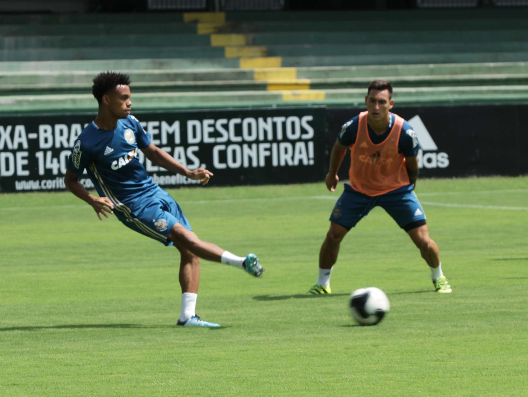 Fotos do treino da v�spera