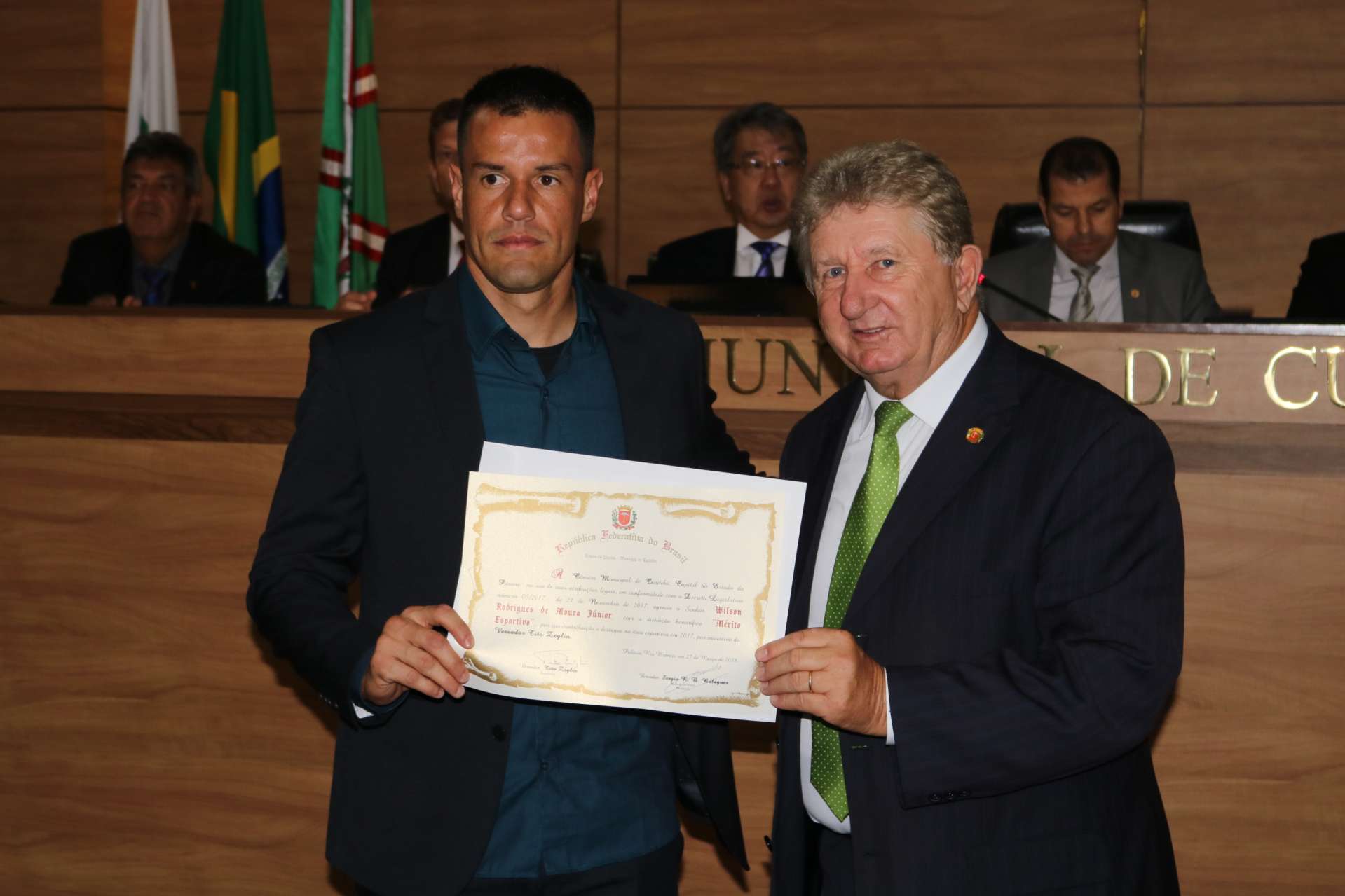 Wilson recebe homenagem