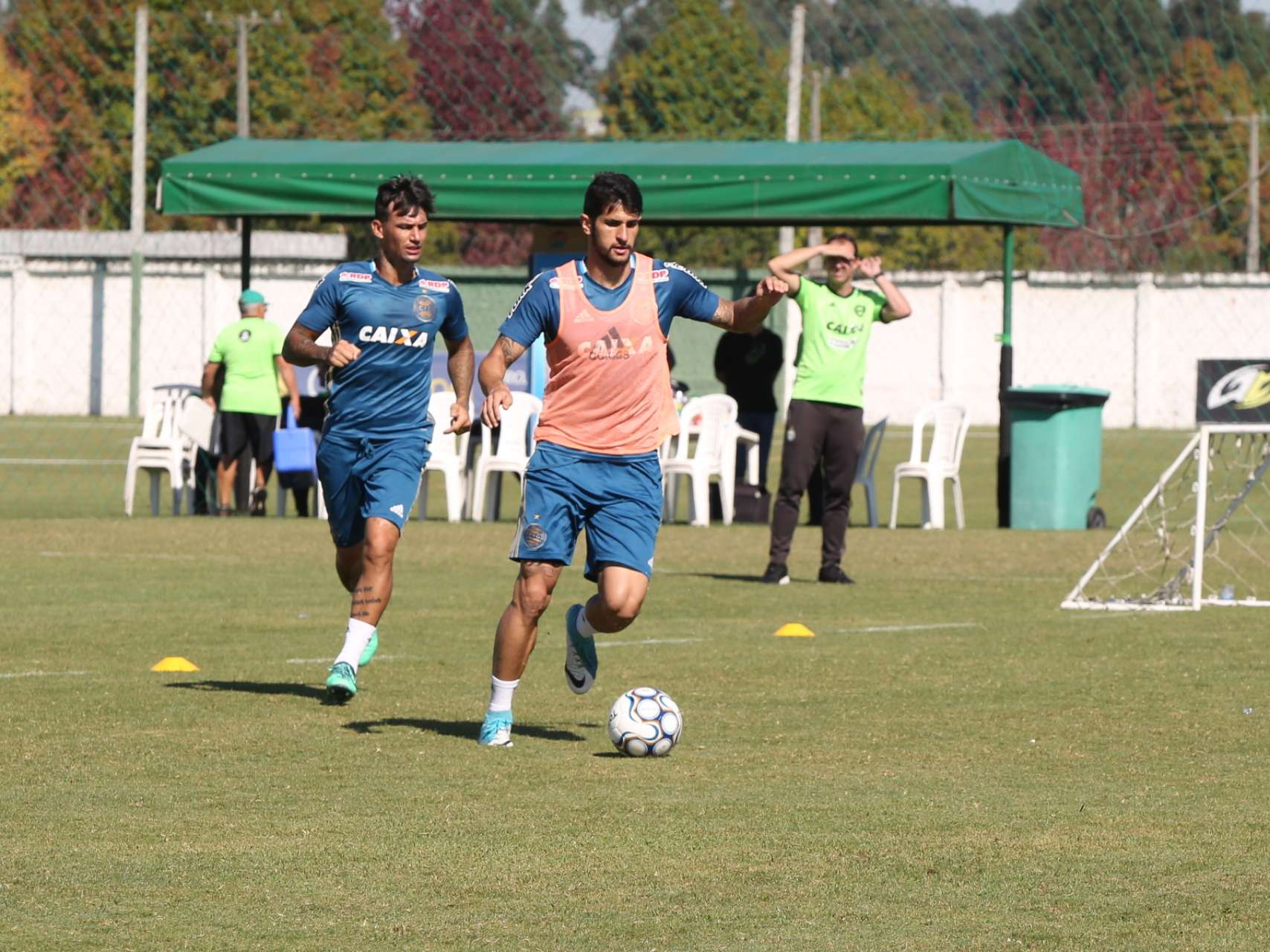 Imagens do treino de s�bado