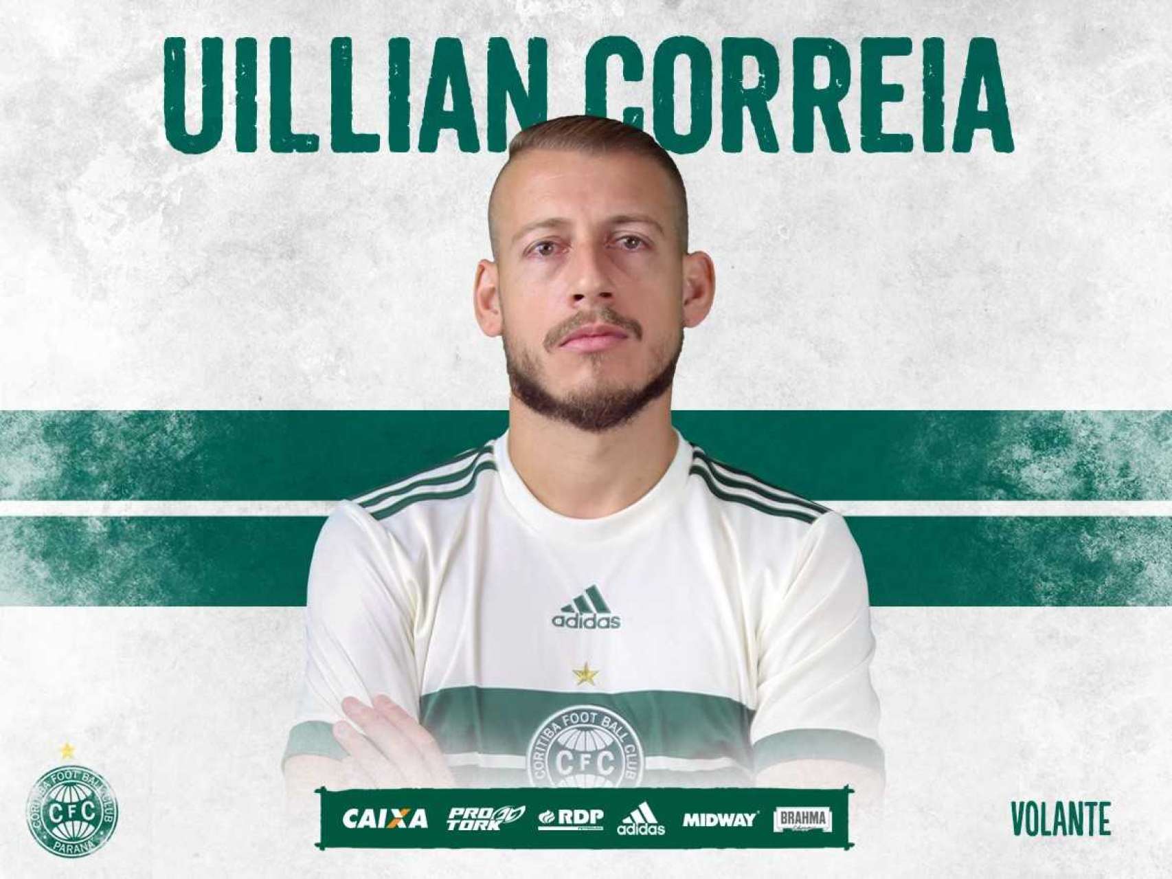 Coritiba confirma Uillian Correia