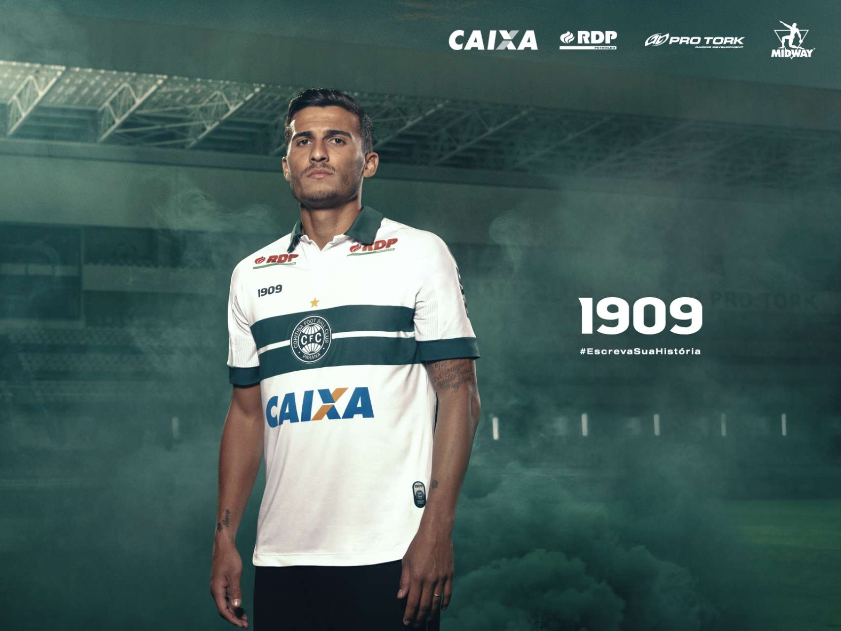 Conhe�a a nova camisa 1 do Coritiba