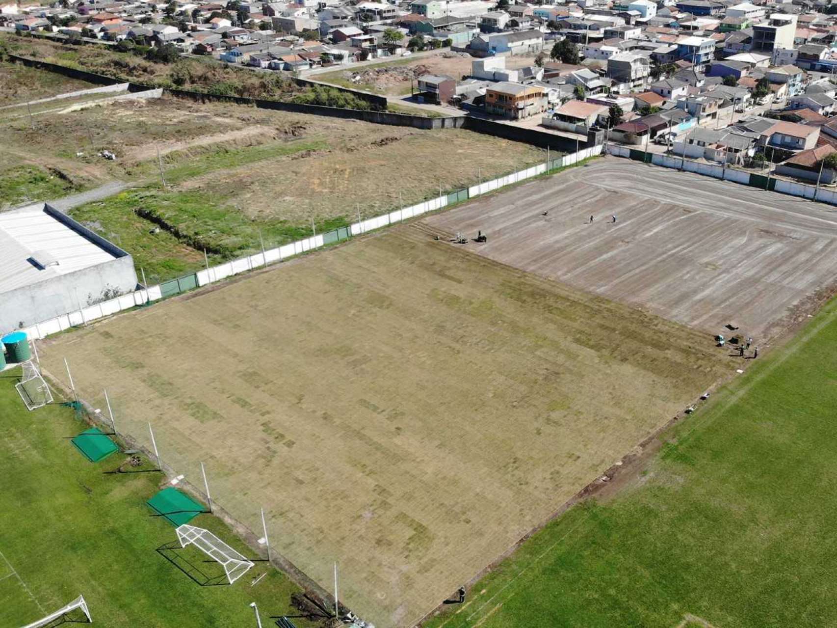Andamento das obras