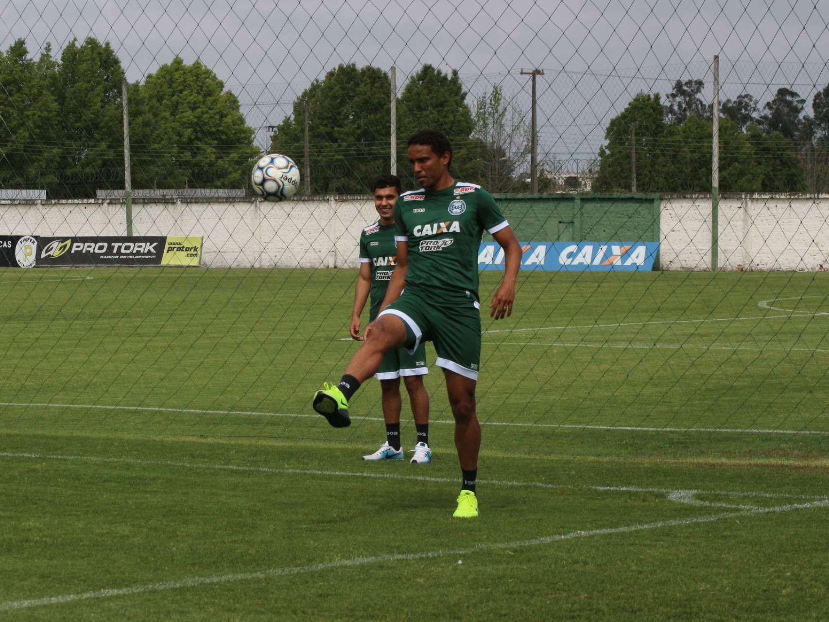 Imagens do treino da manh�