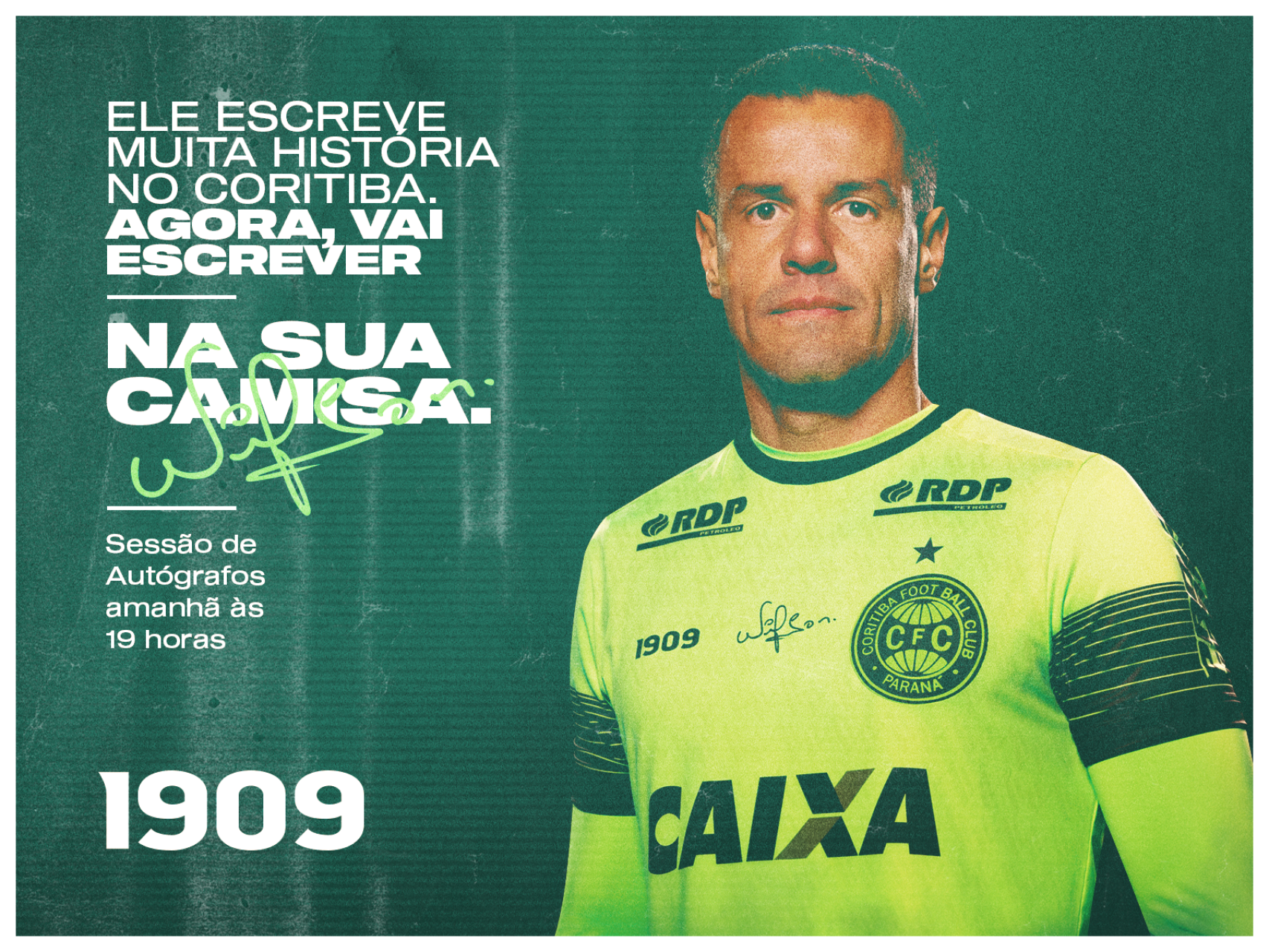 Sess�o de aut�grafos com Wilson