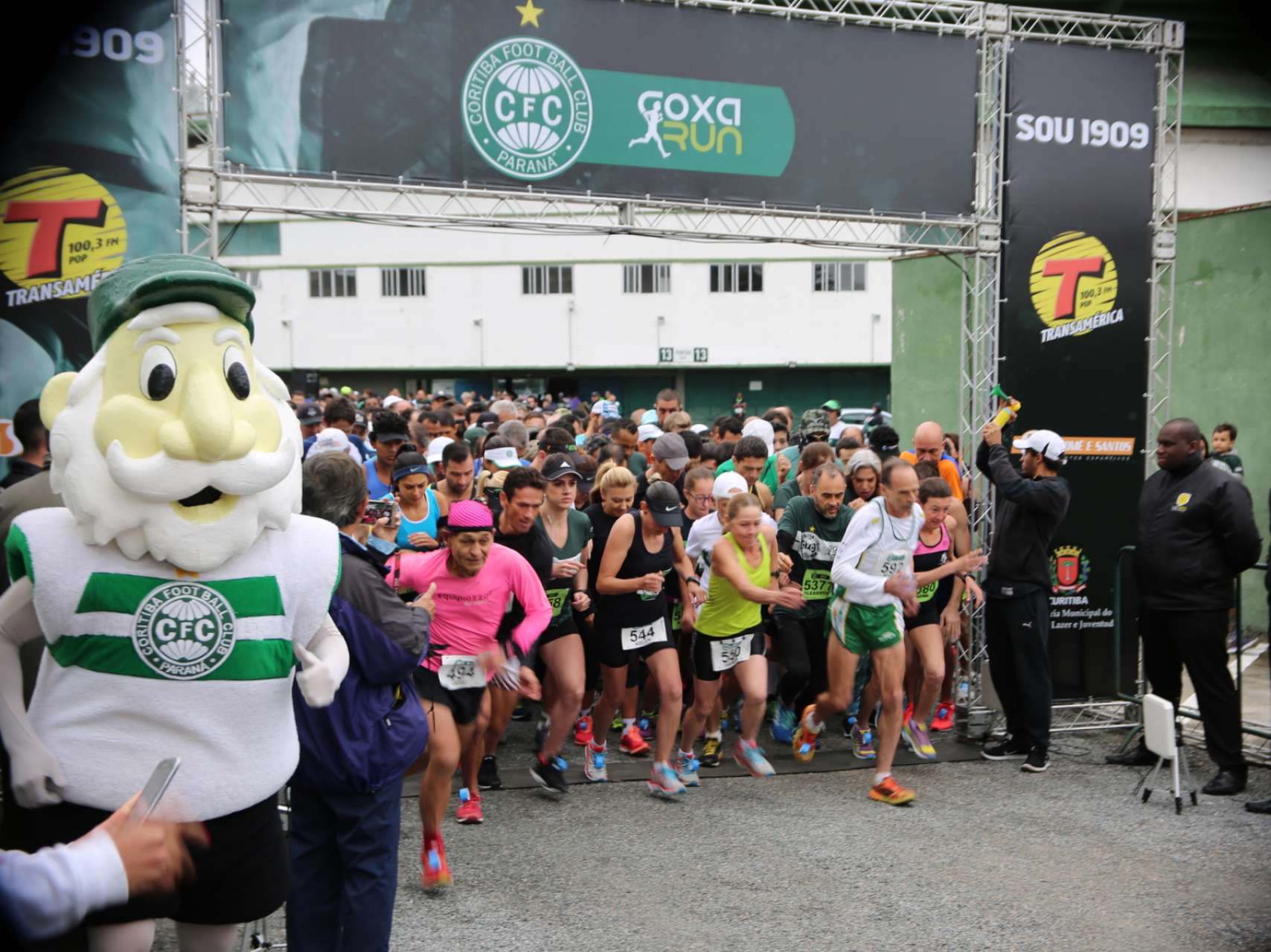 Coxa Run no anivers�rio de 109 anos do Coritiba