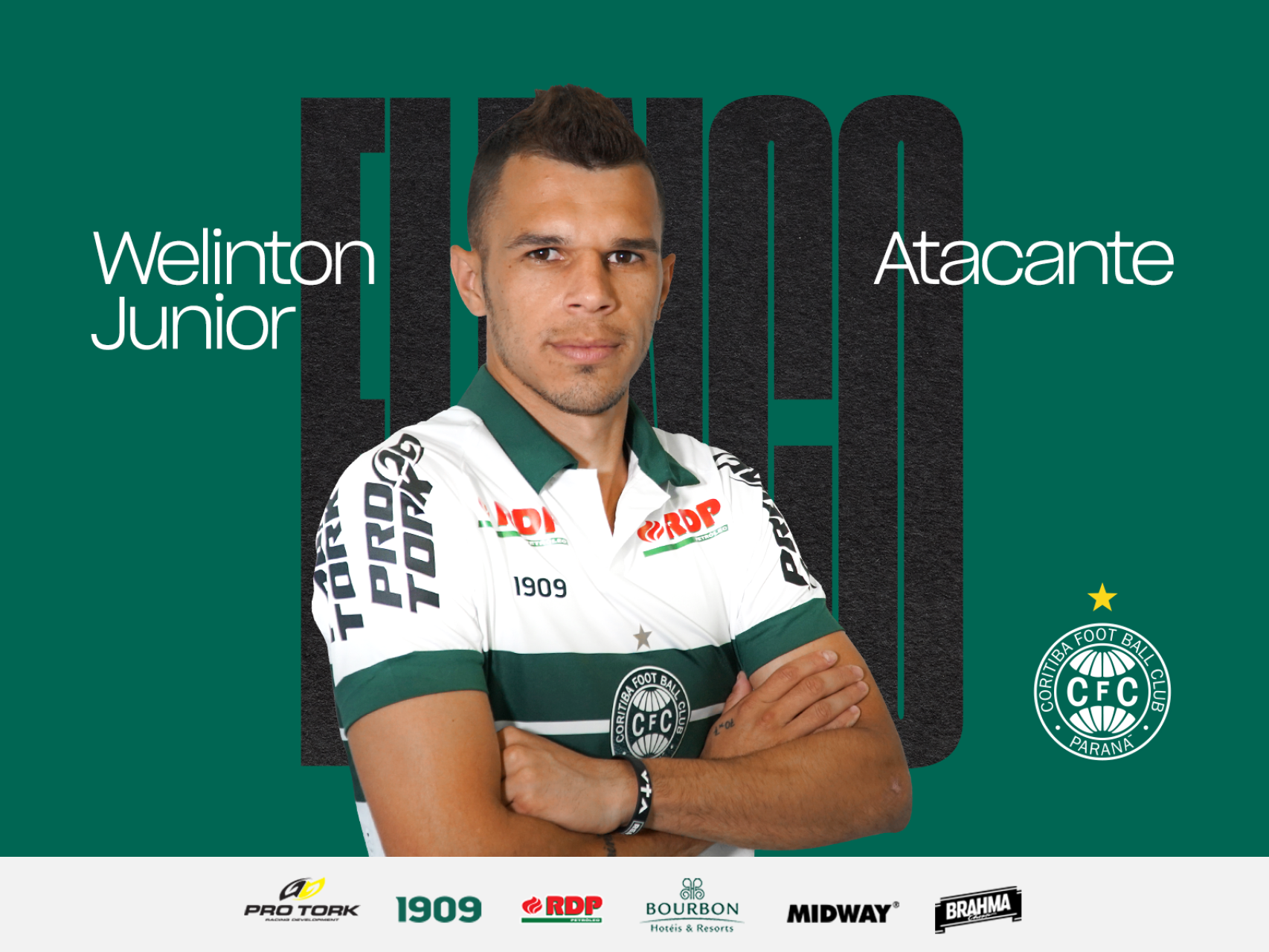 Coxa confirma chegada de Welinton J�nior