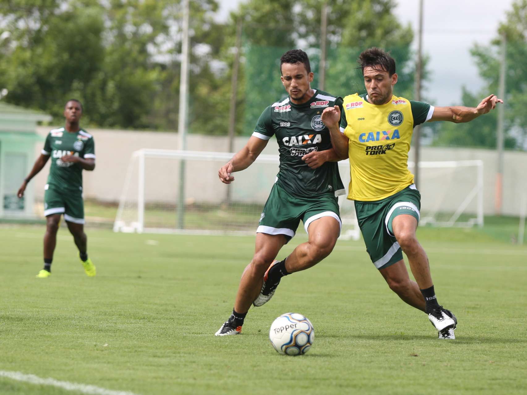 Primeiro treino com bola