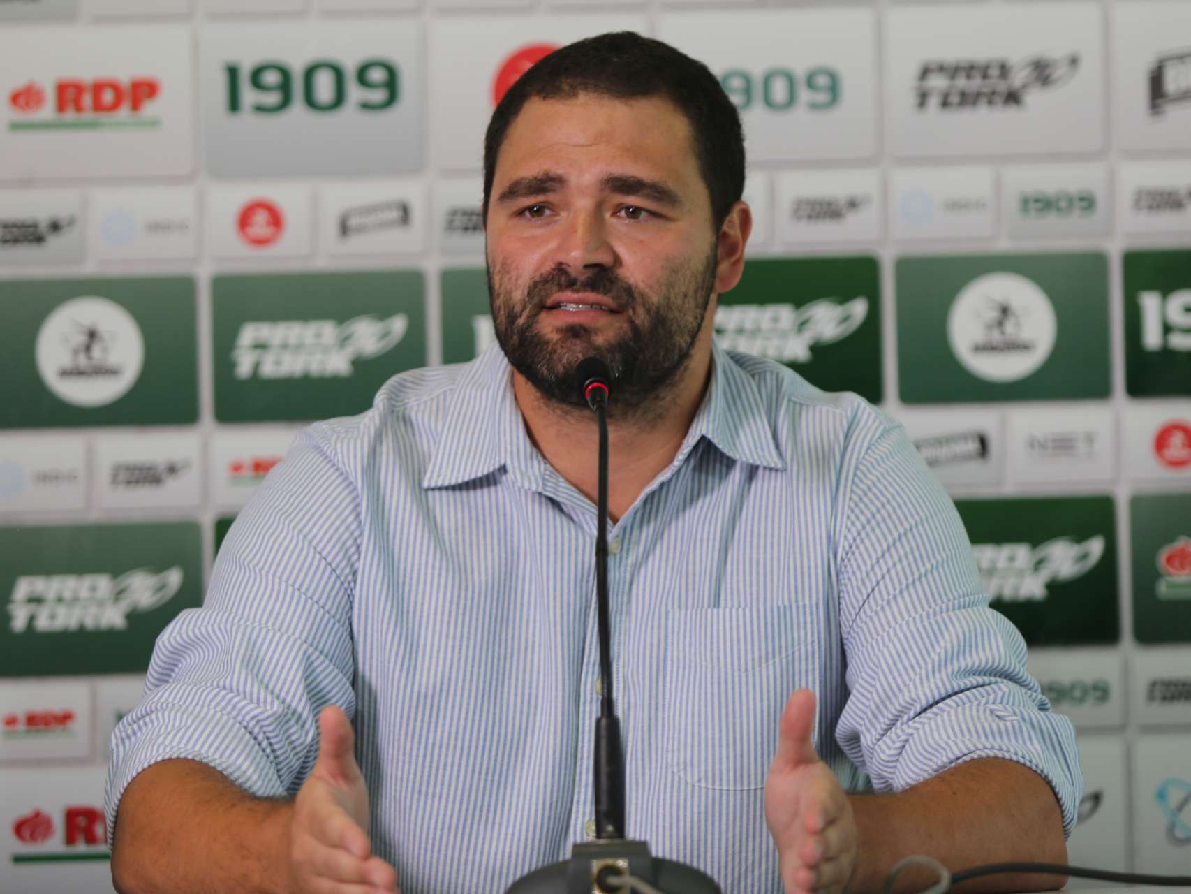 Presidente fala no Media Day 2019