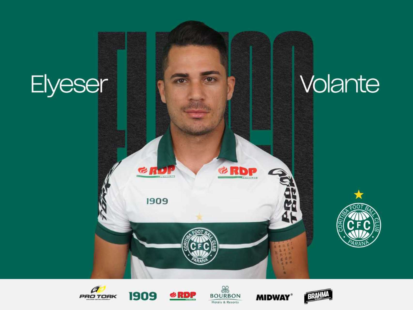 Coritiba confirma Elyeser 