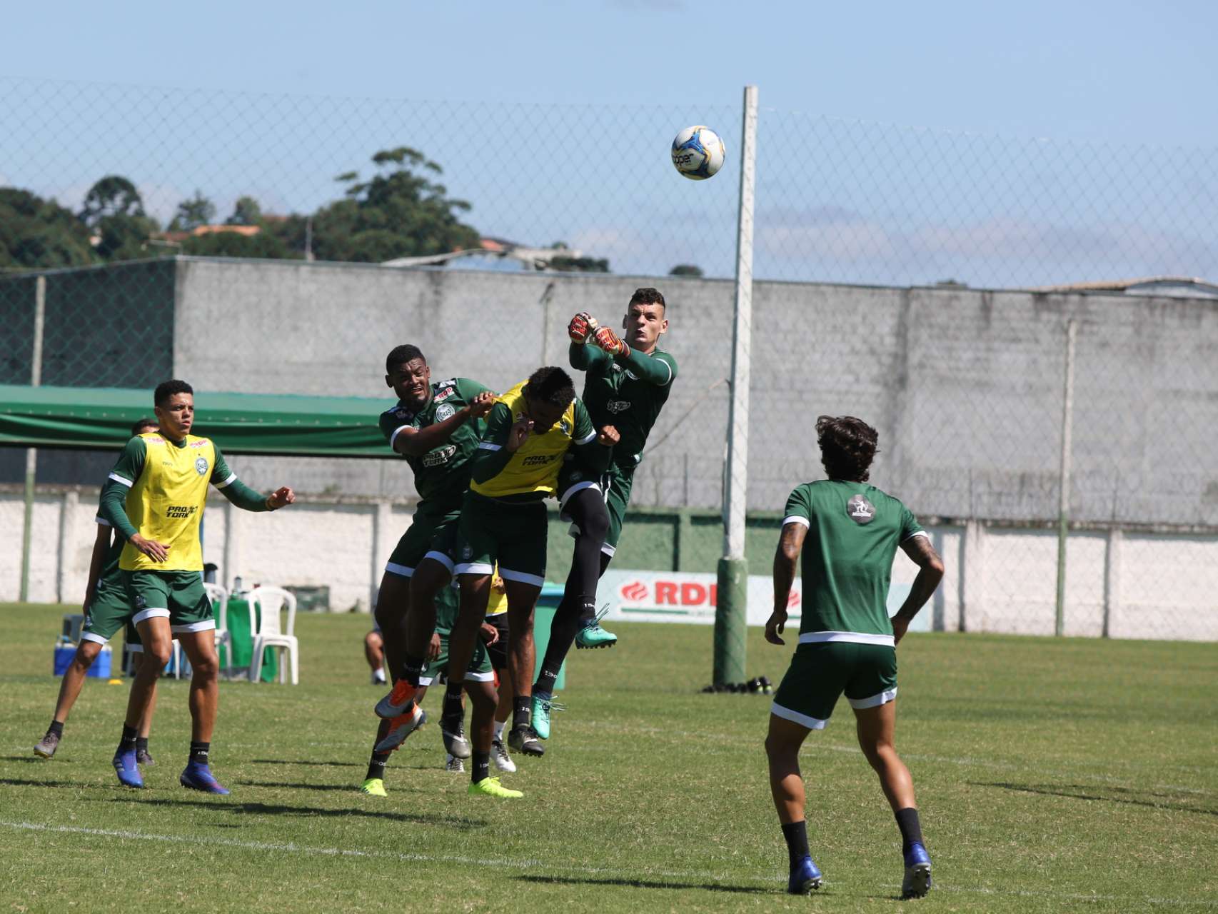 Fotos do treino de s�bado