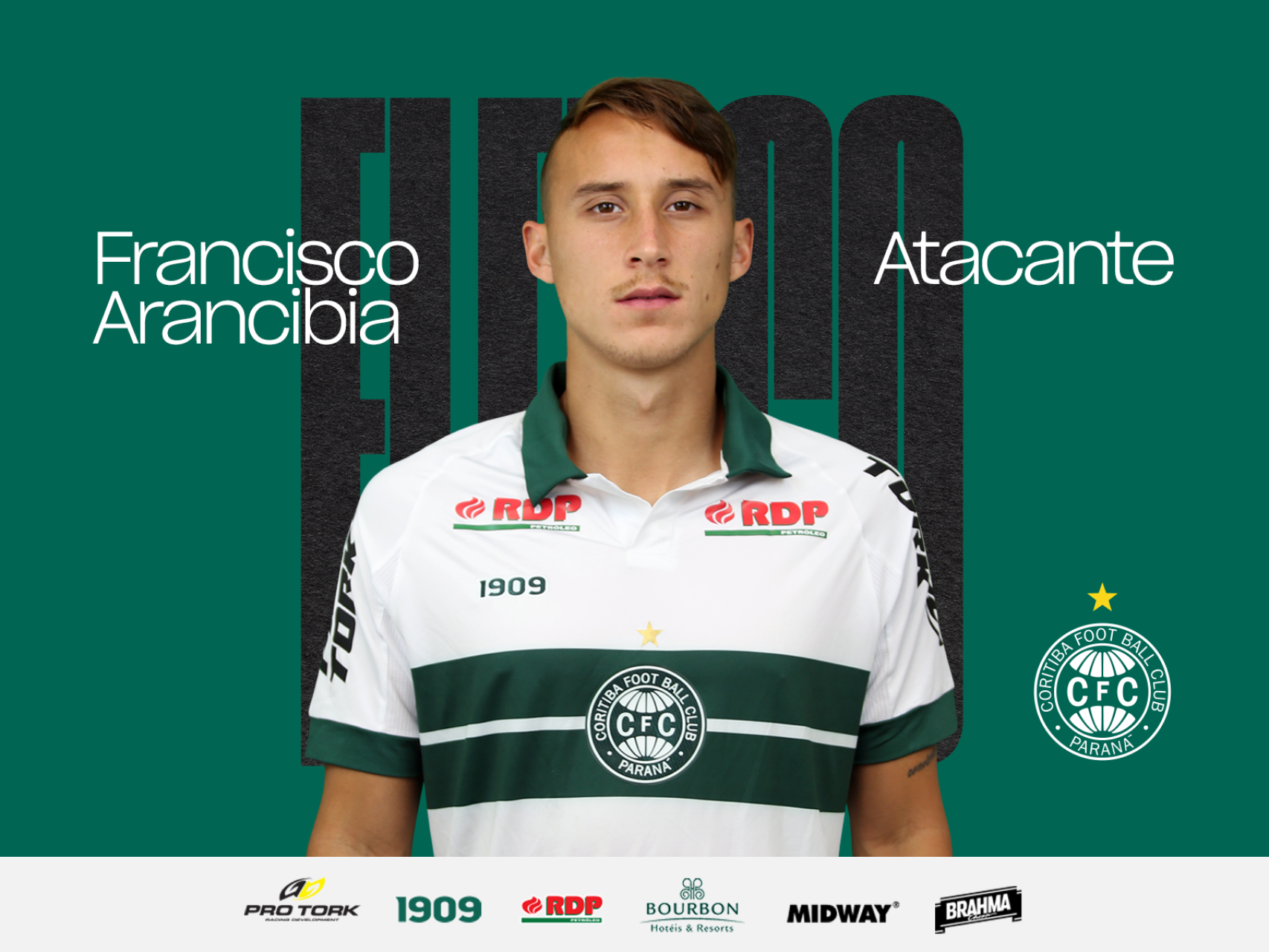 Coritiba apresenta Francisco Arancibia 