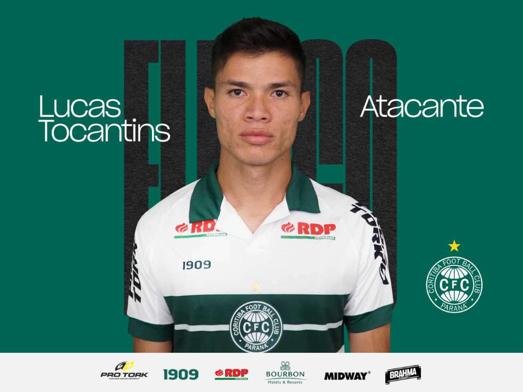 Coritiba apresenta Lucas Tocantins 