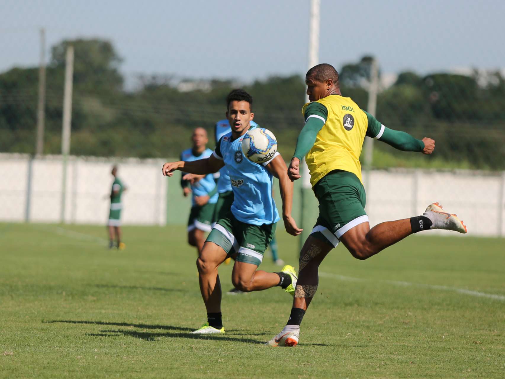 Final de semana de treino