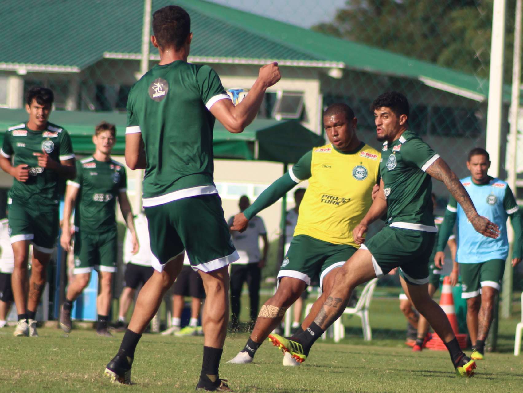 Imagens do treino
