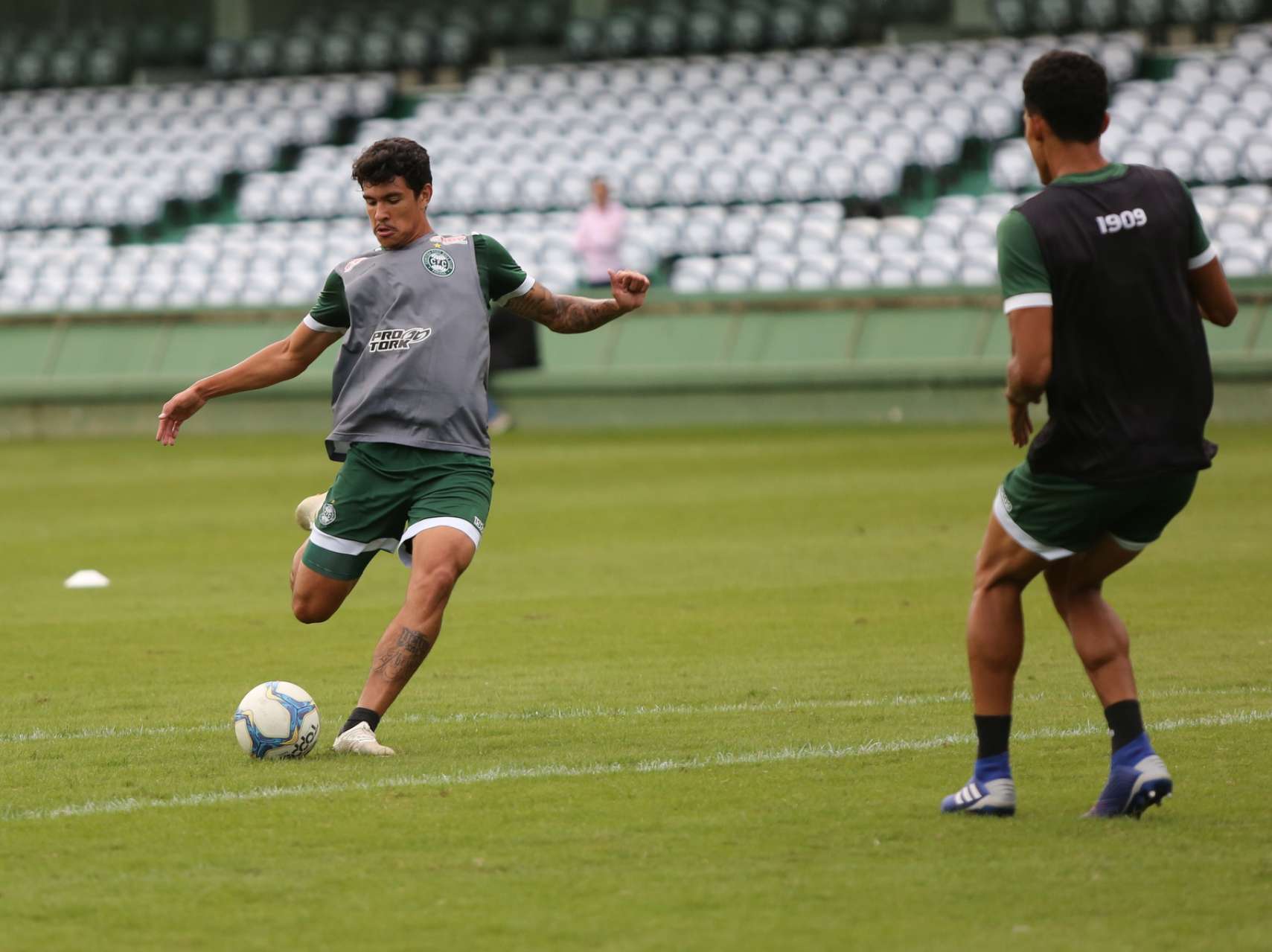 Galeria: treino em dois per�odos