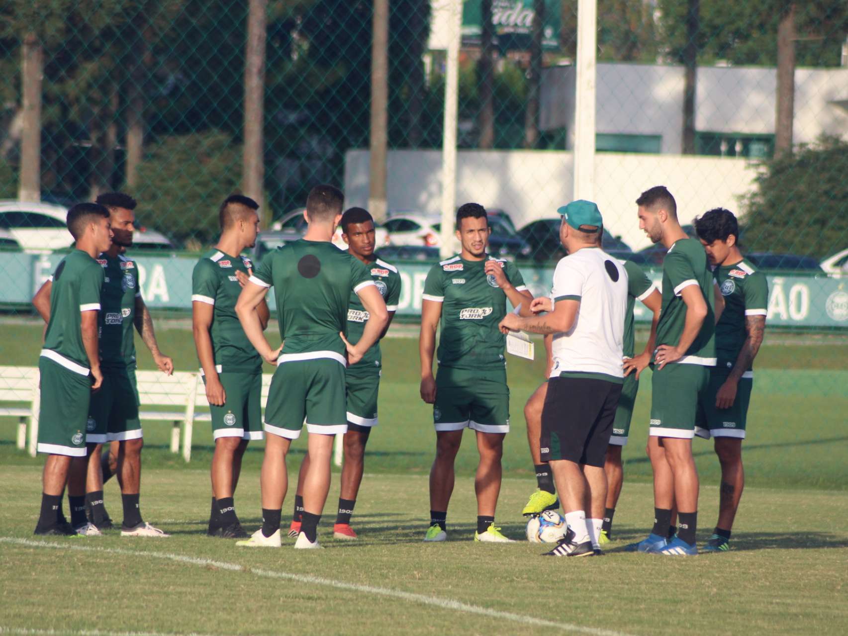 Fotos do treino do Coxa