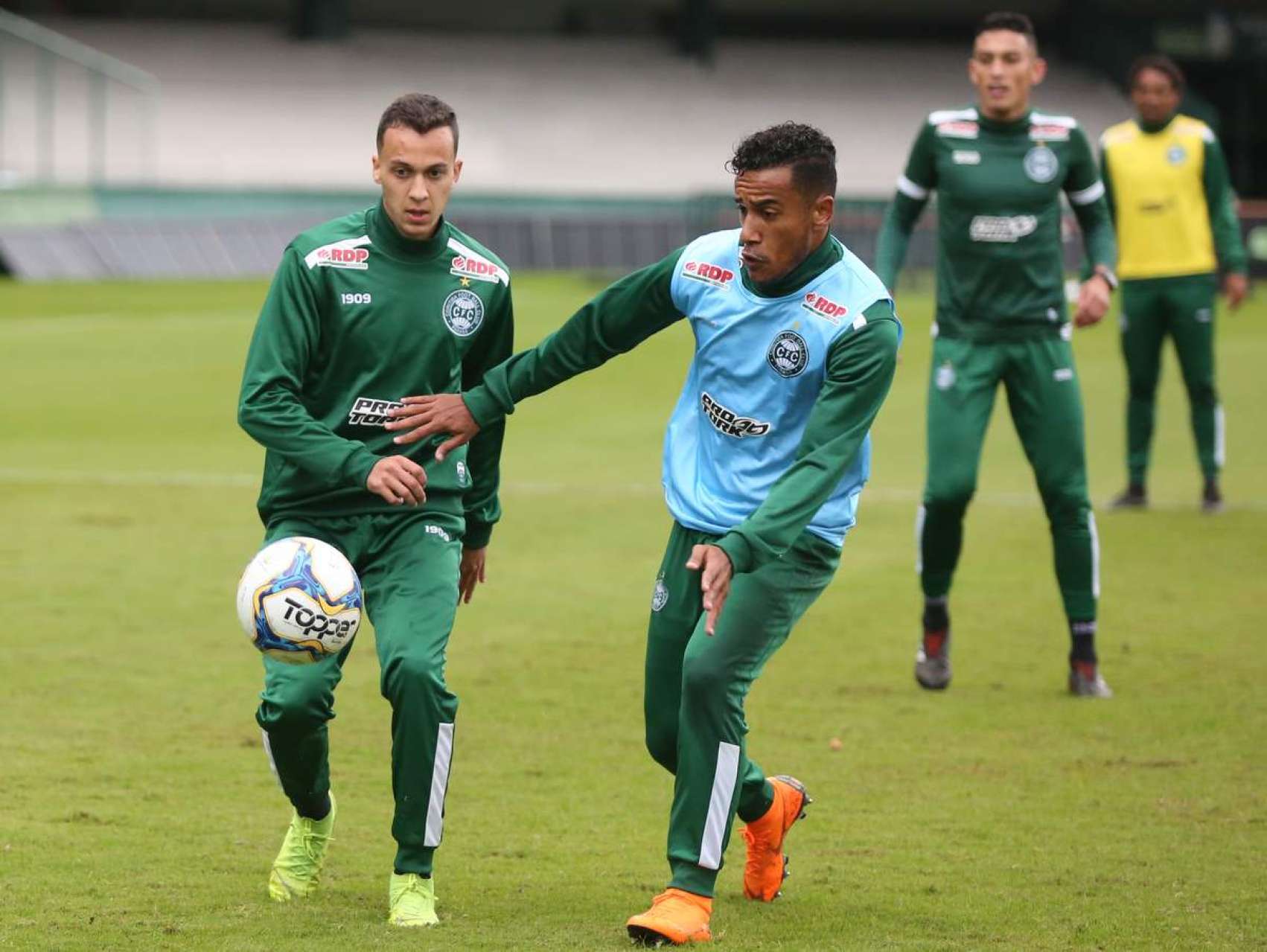 Imagens do treino de s�bado