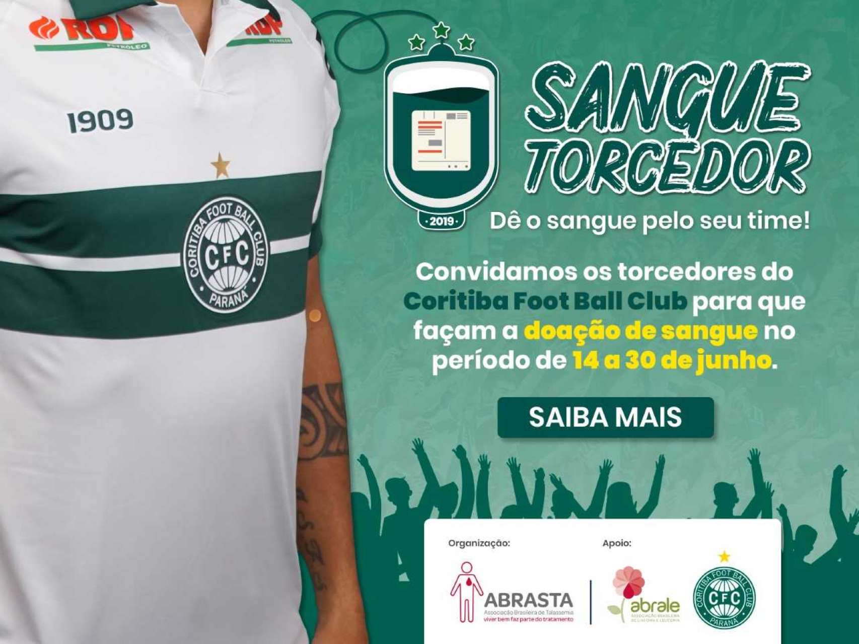 Participe da campanha Sangue Torcedor 